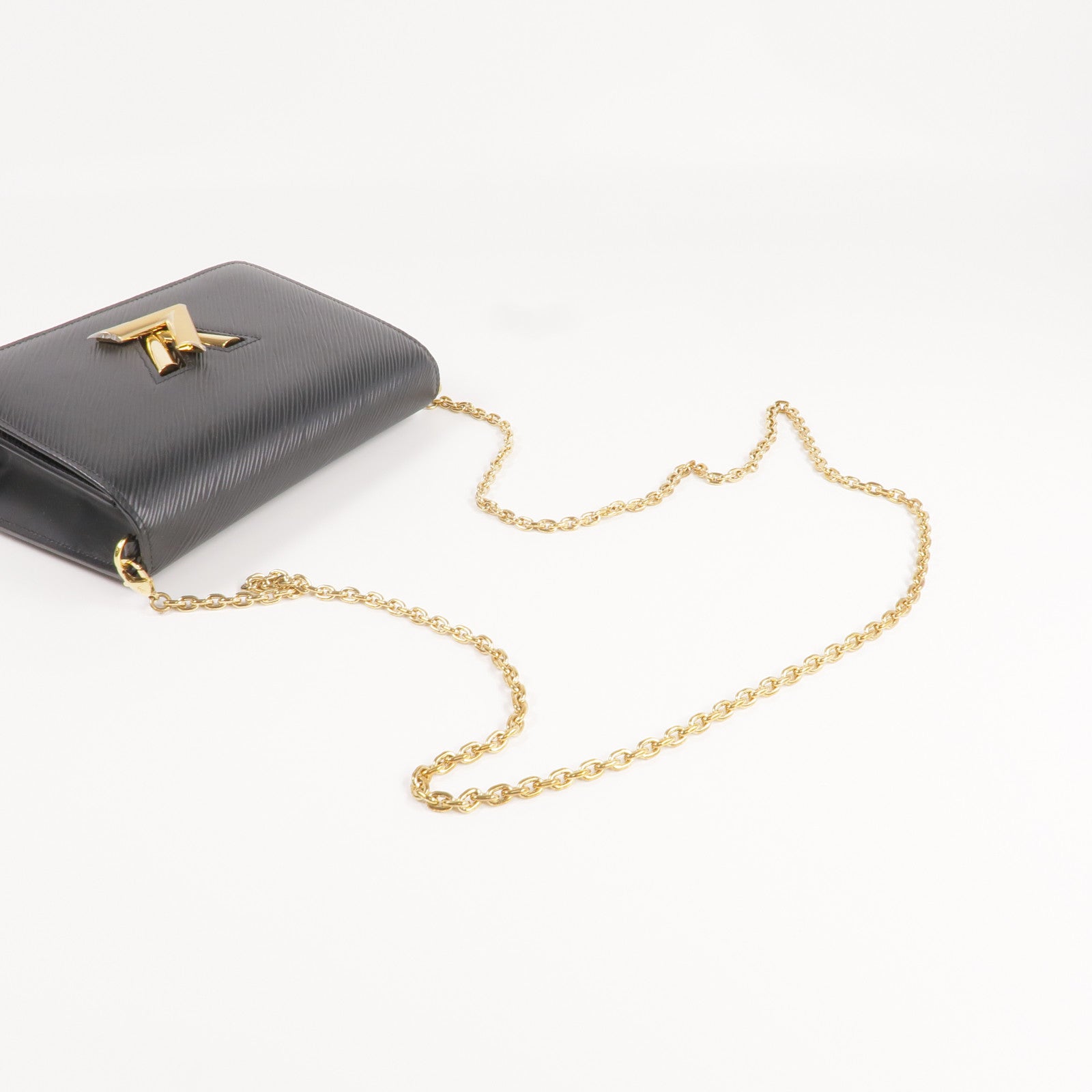 LOUIS VUITTON Epi Twist Shoulder Bag金扣鏈帶肩背袋