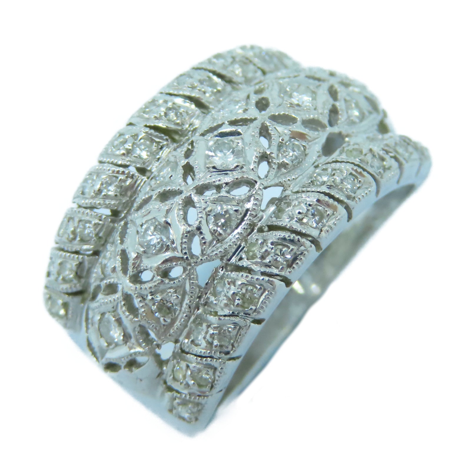 JEWELRY 【激減優惠】18K白金Diamond Ring鑽石戒指US#6