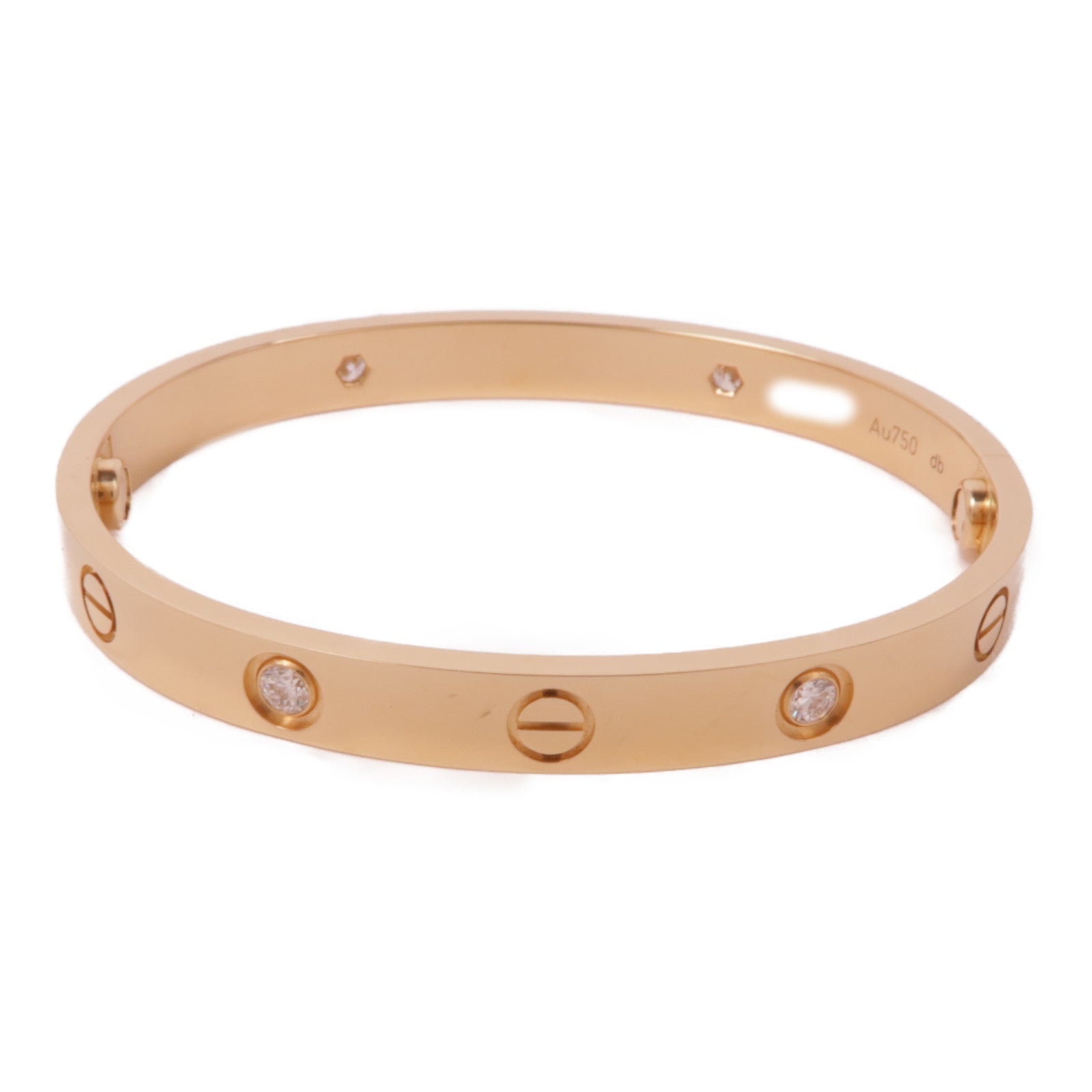 CARTIER 18K玫瑰金Love Bangle手鐲Cartier#16