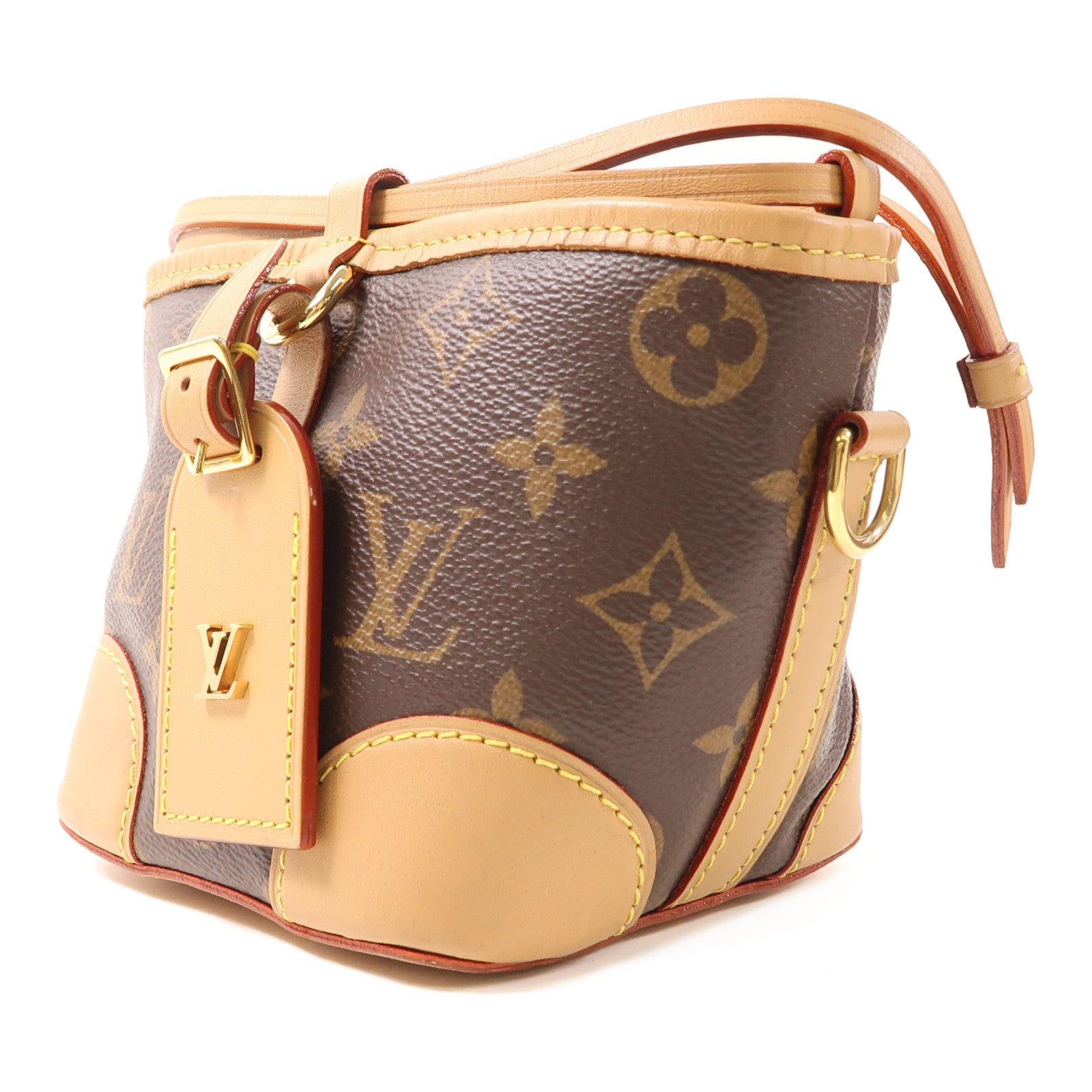 LOUIS VUITTON LV GHW Noe Purse Shoulder Bag M57099 Monogram Brown