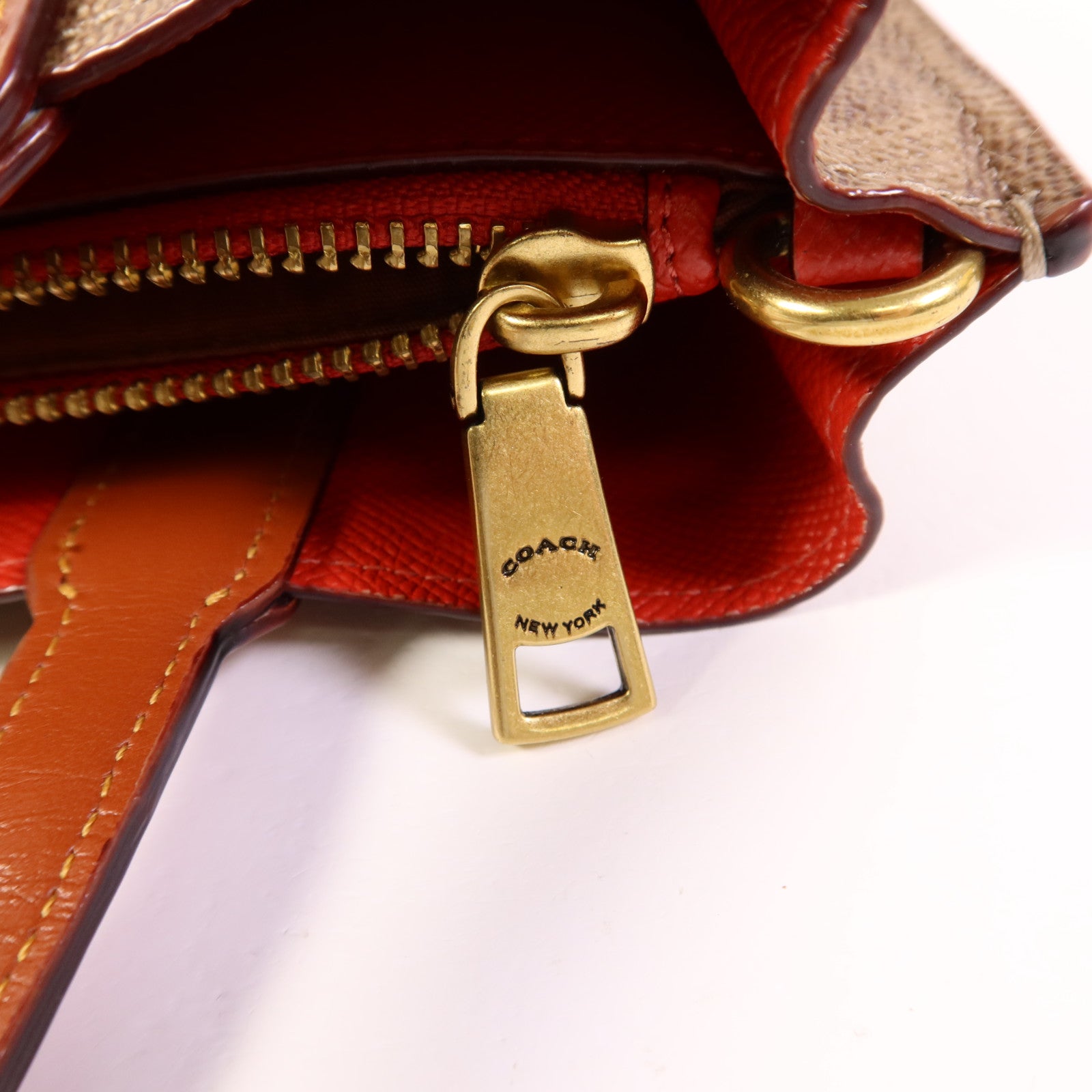 COACH 塗層帆布2 Way Shoulder金扣手挽肩背兩用袋