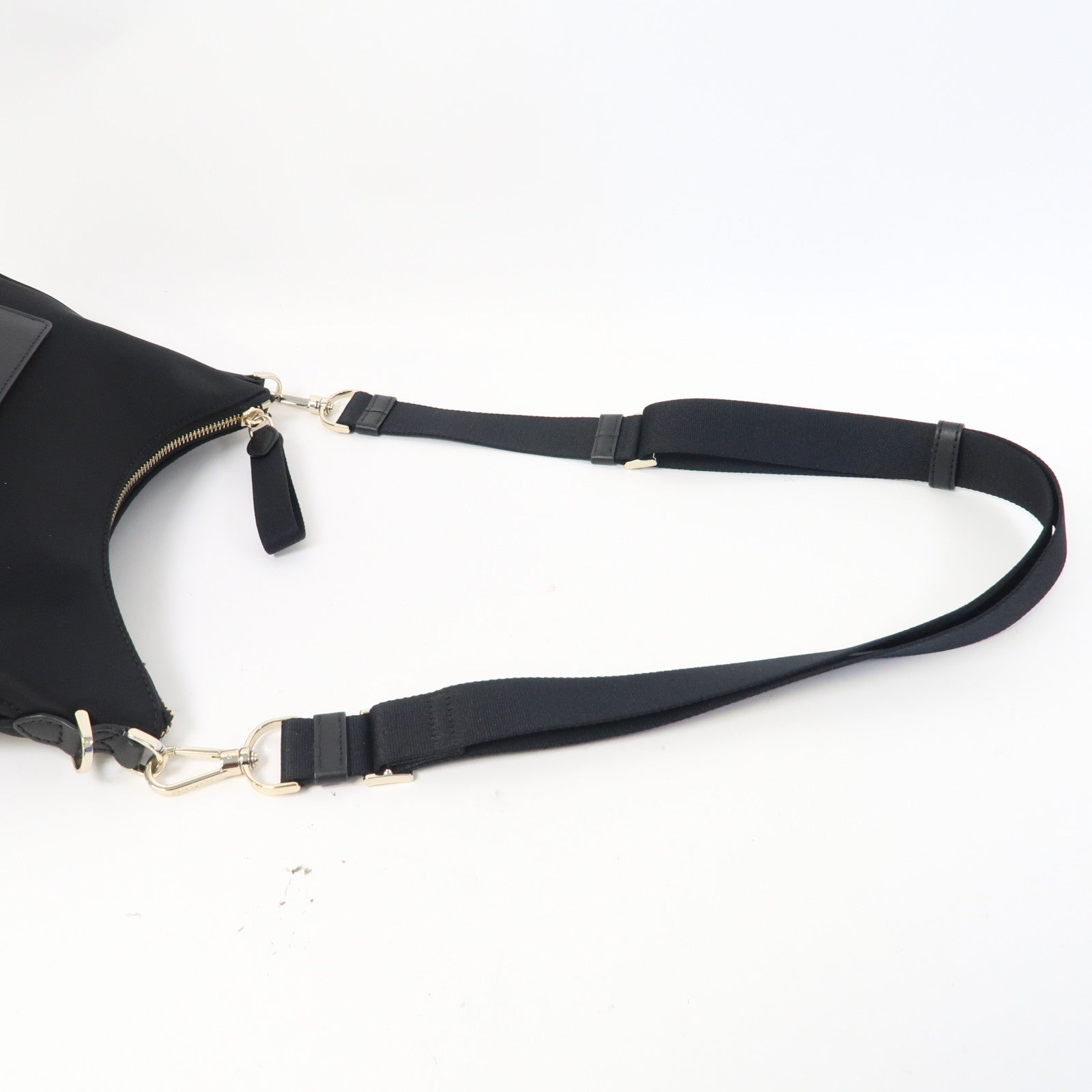 Kate Spade 尼龍Shoulder Bag金扣肩背袋黑色