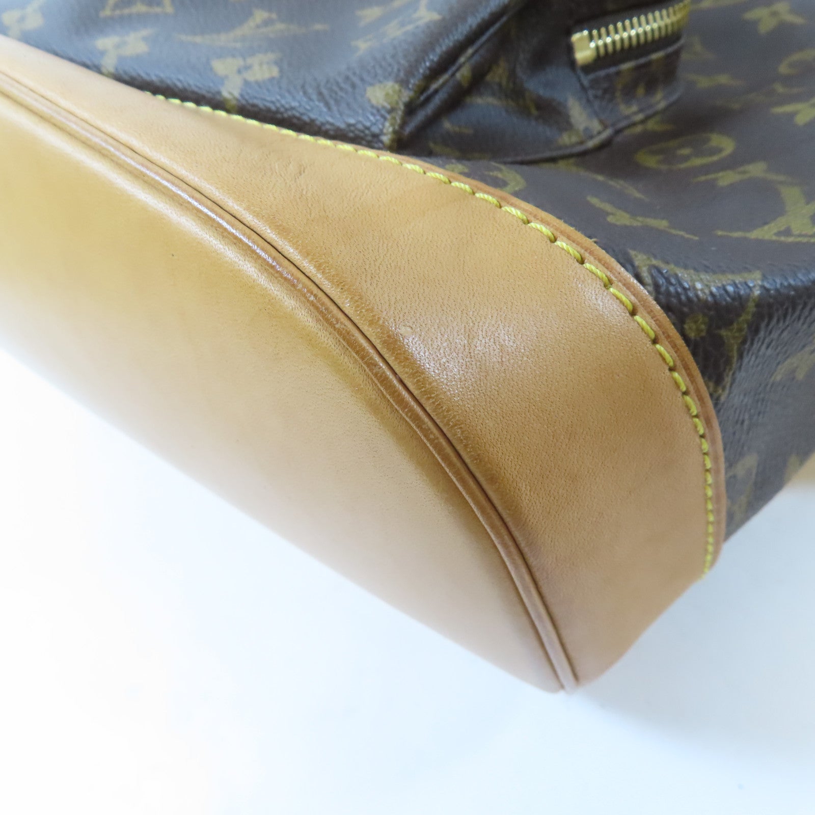 LOUIS VUITTON Monogram Montsouris GM金扣背包啡色