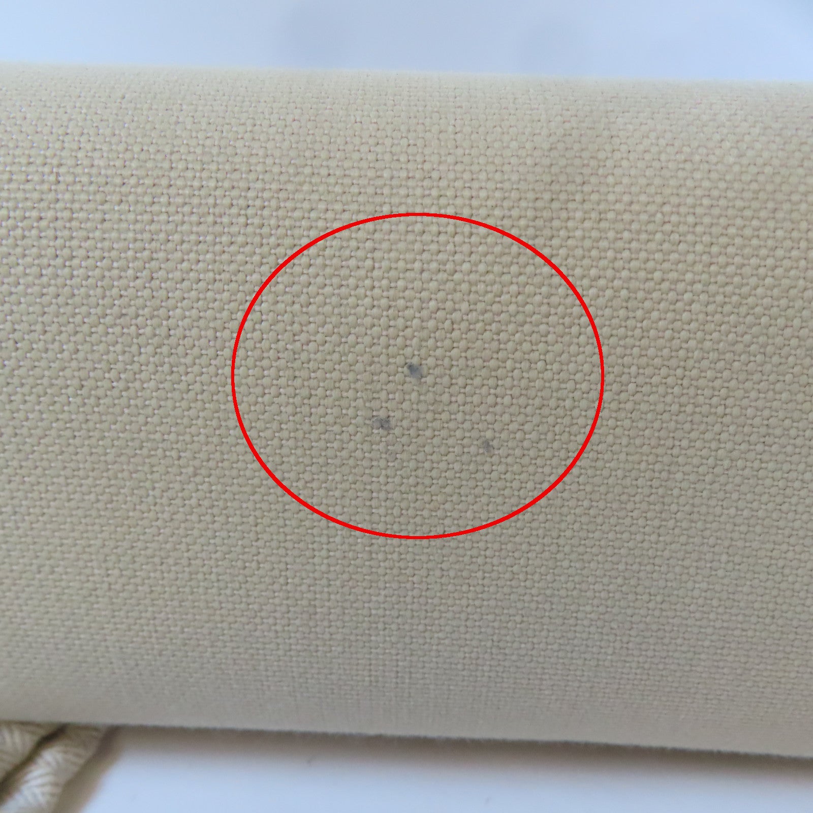 HERMES Toile H帆布Herbag PM銀扣手挽肩背兩用袋風衣卡其色
