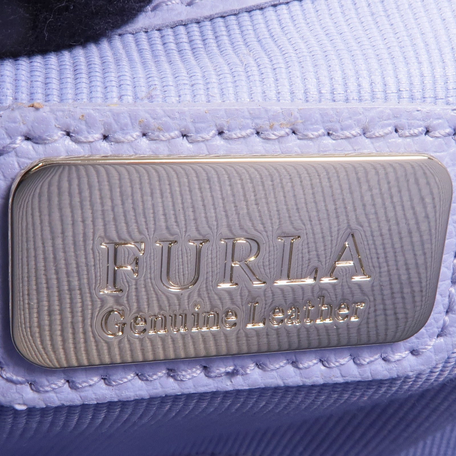 Furla 牛皮皮革Shoulder Bag金扣肩背袋