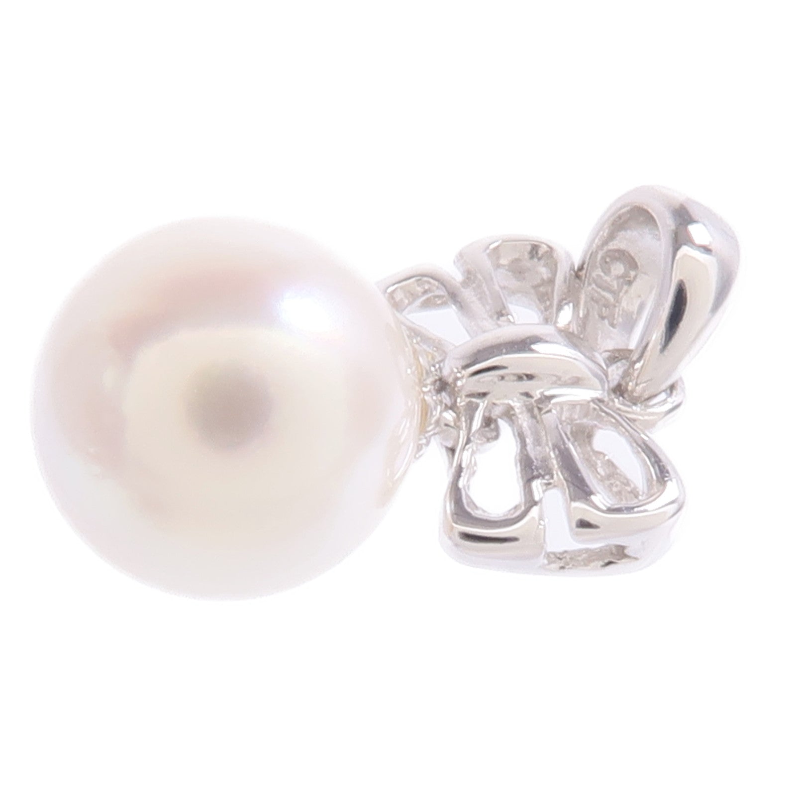 JEWELRY 【激減優惠】18K白金Pearl Pendant Top珍珠吊墜