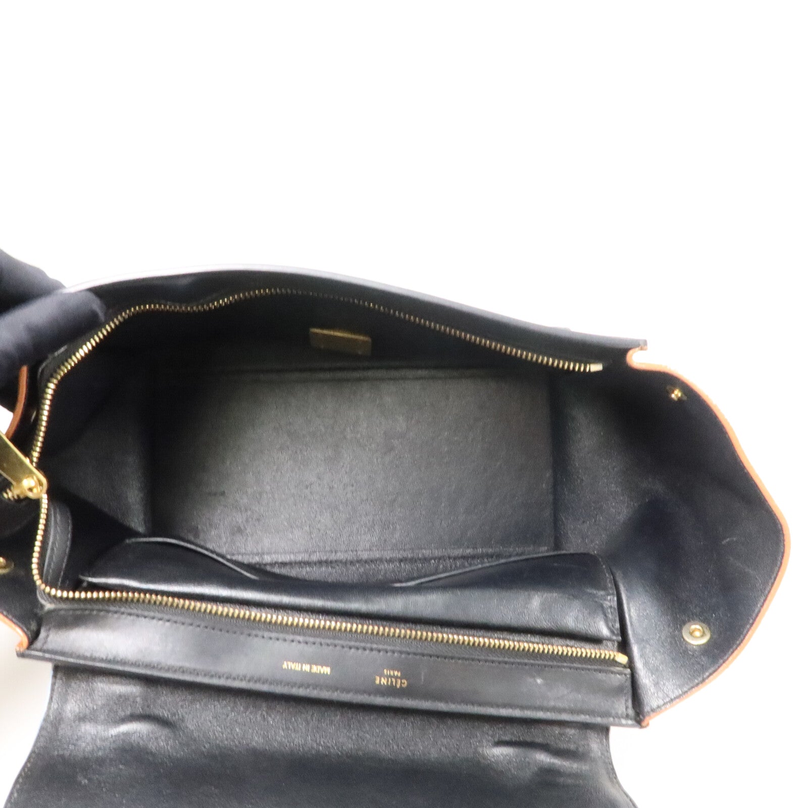 CELINE 牛皮皮革Trapeze Small手挽肩背兩用袋