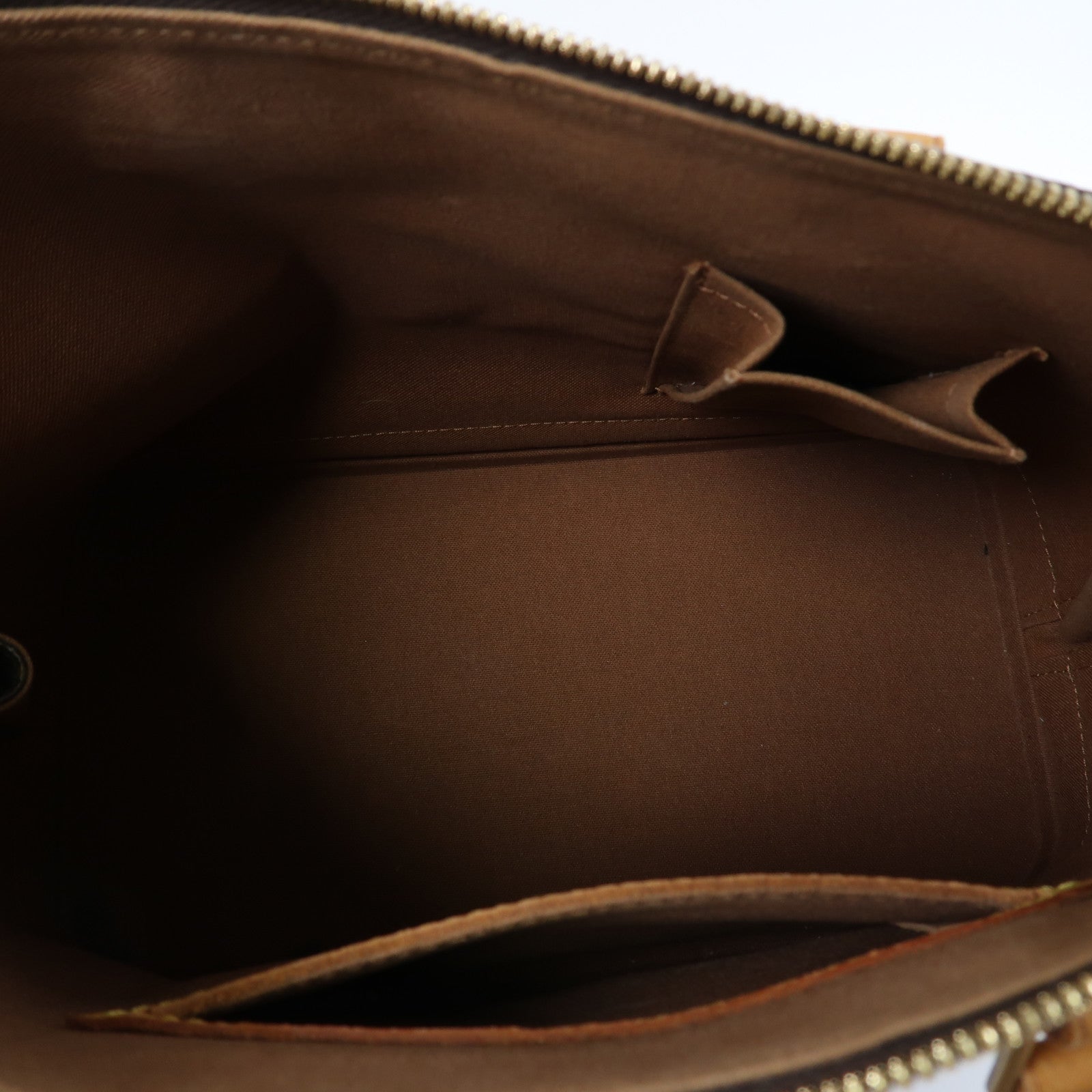 LOUIS VUITTON Monogram Alma PM金扣手挽袋啡色