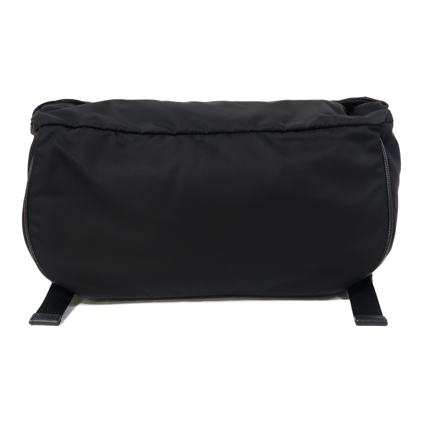 PRADA 尼龍Shoulder Bag銀扣肩背袋黑色