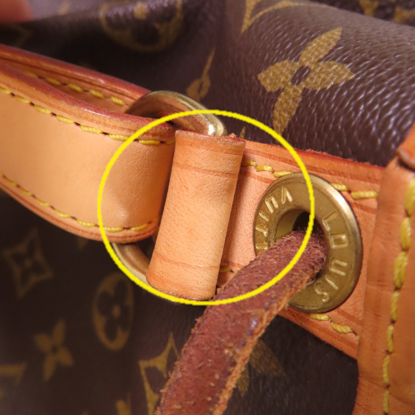 LOUIS VUITTON 【激減優惠】Monogram Noe Shoulder Bag金扣肩背袋啡色