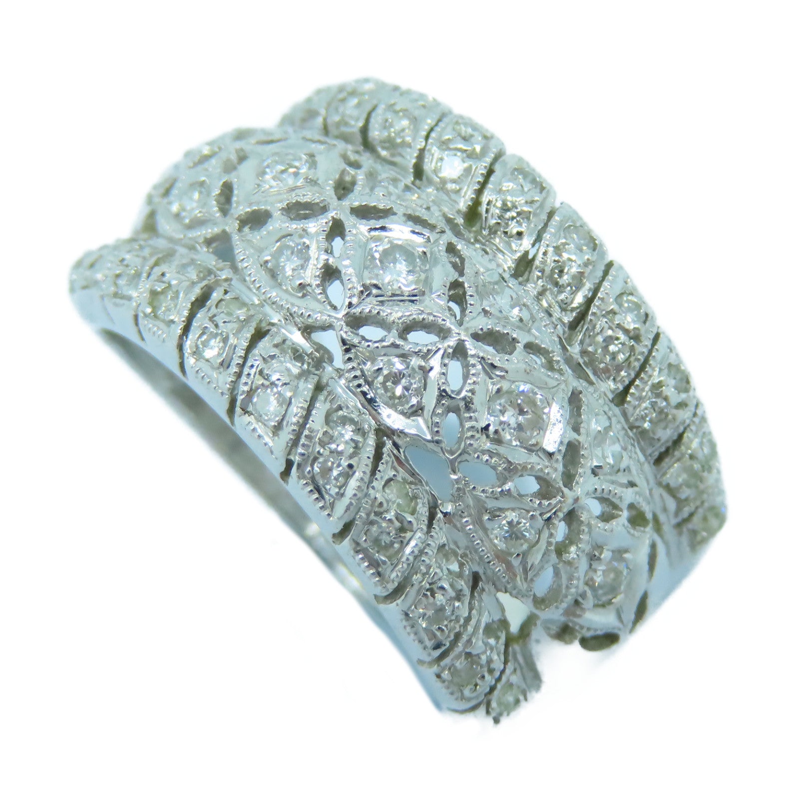JEWELRY 【激減優惠】18K白金Diamond Ring鑽石戒指US#6