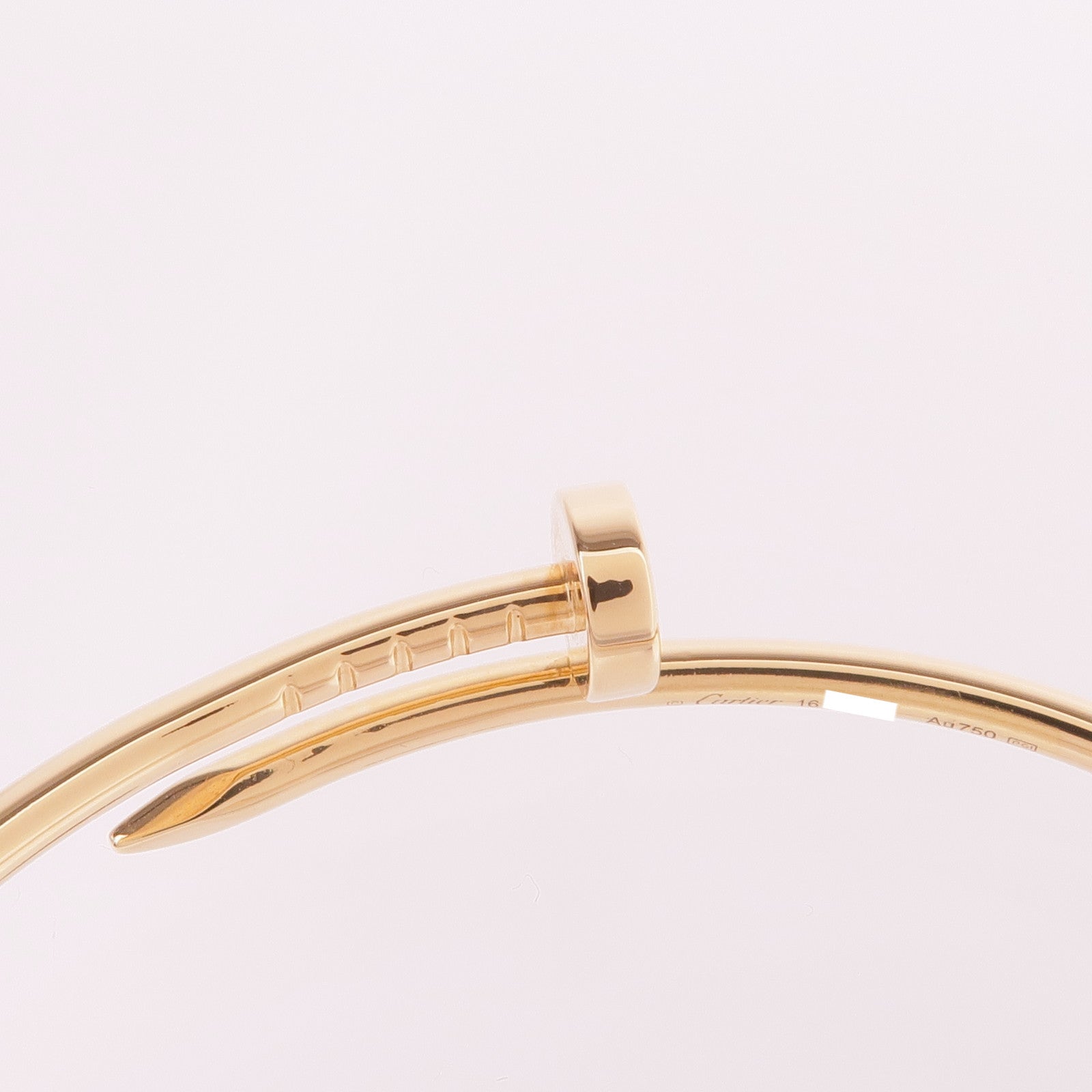 CARTIER 18K黃金Juste un Clou手鐲Cartier#16
