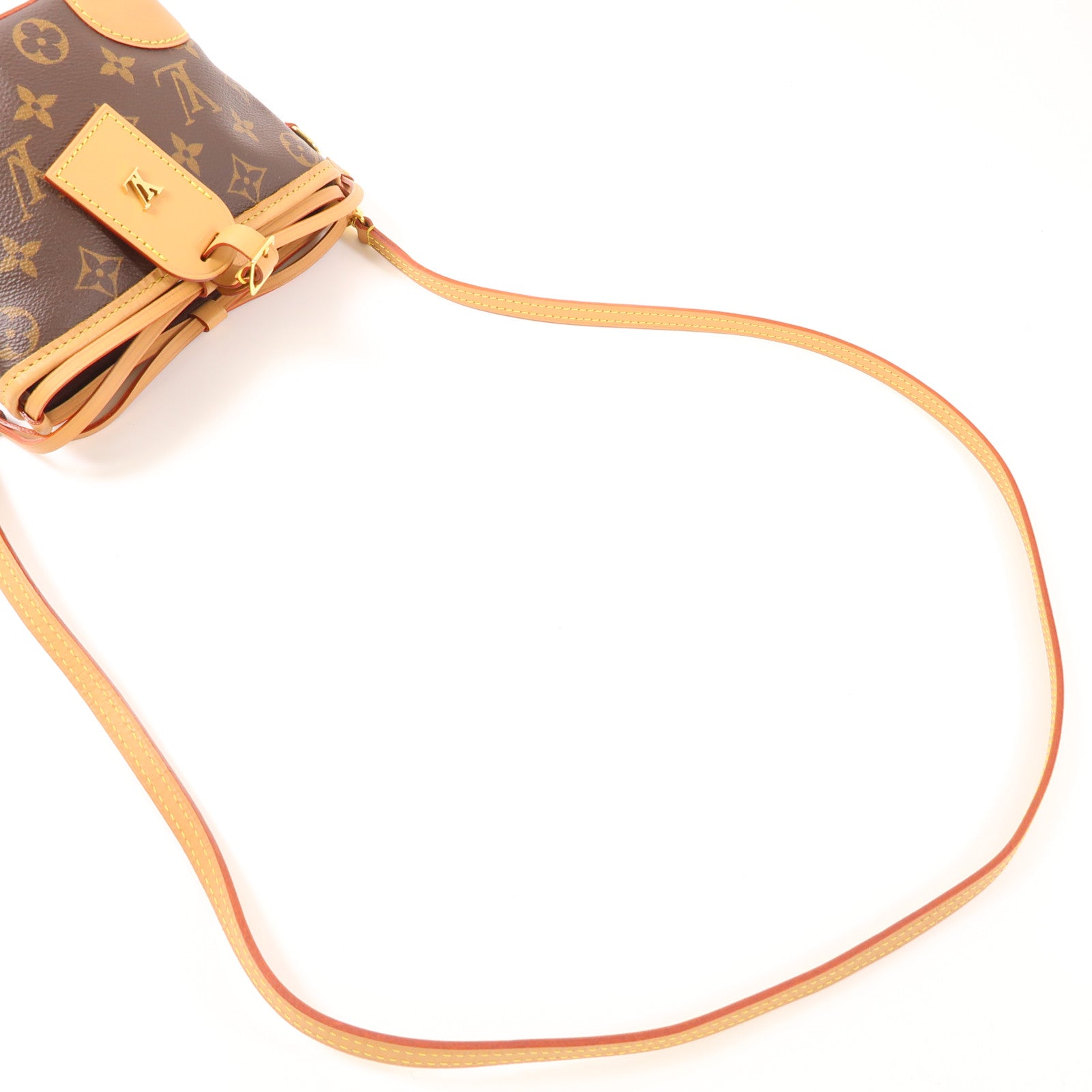 LOUIS VUITTON LV GHW Noe Purse Shoulder Bag M57099 Monogram Brown