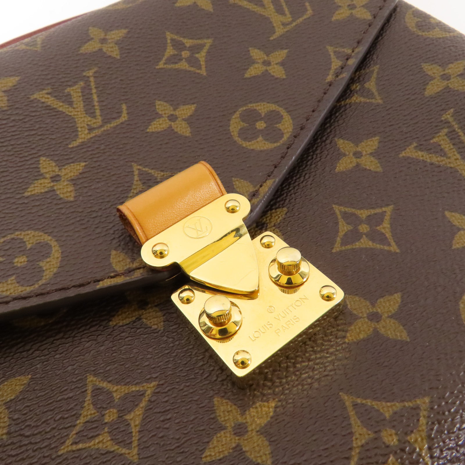 LOUIS VUITTON LV GHW Pochette Metis MM 2 Way Bag M44875 Monogram Brown