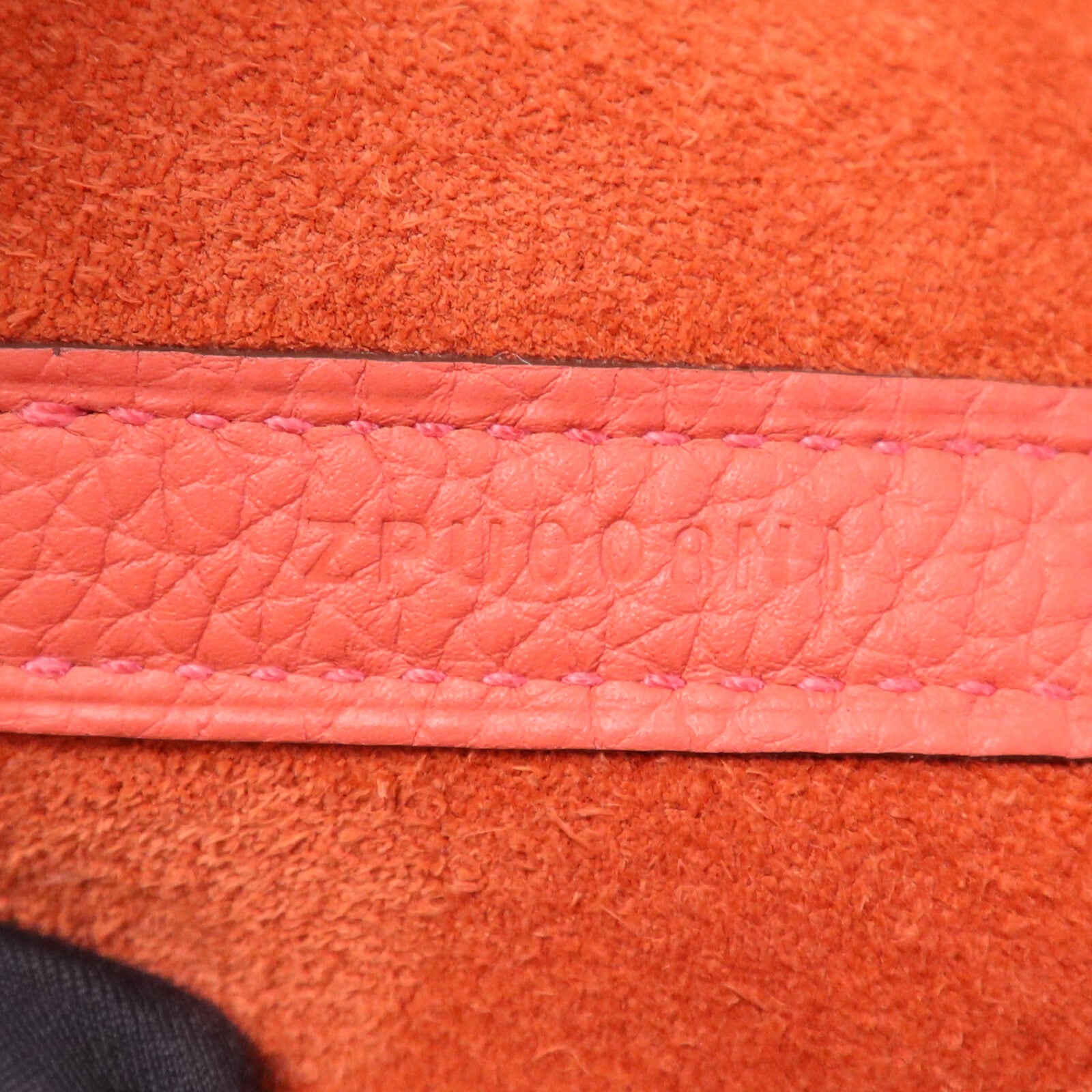 HERMES Clemence皮革Picotin MM銀扣手挽袋Rose Texas