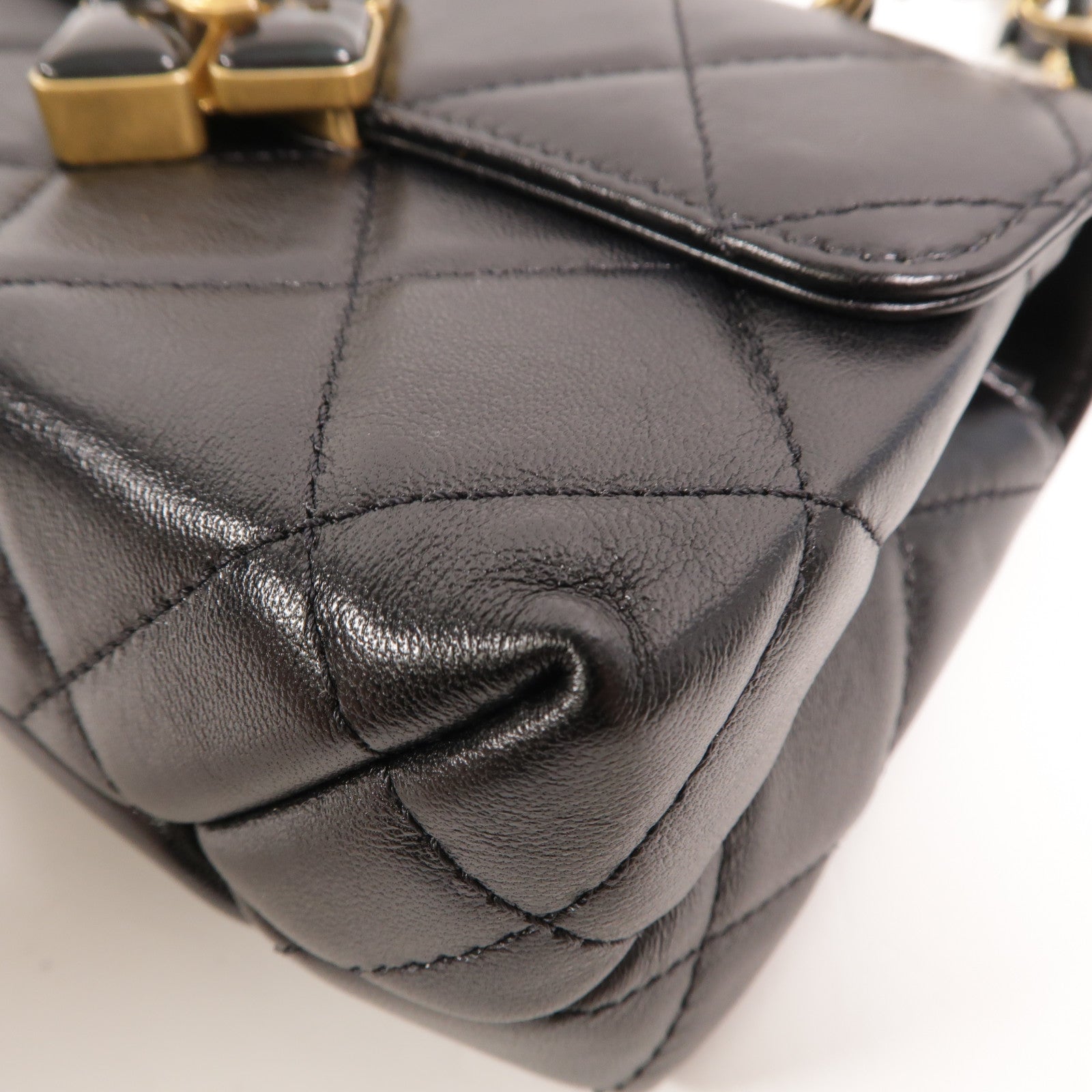 CHANEL 牛皮皮革Chain Shoulder鏈帶肩背袋