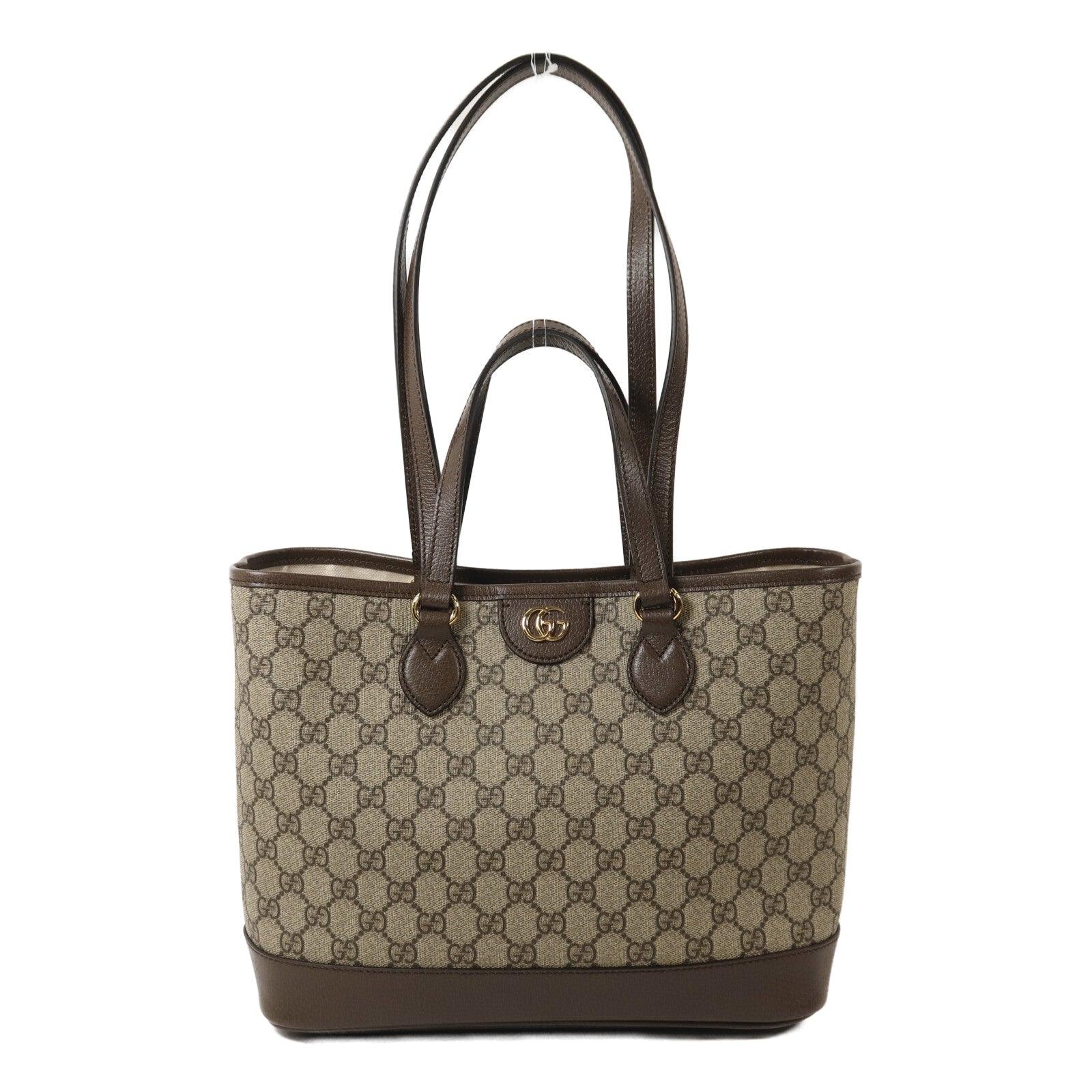 GUCCI 塗層帆布/牛皮皮革Ophidia Tote金扣手挽肩背兩用袋