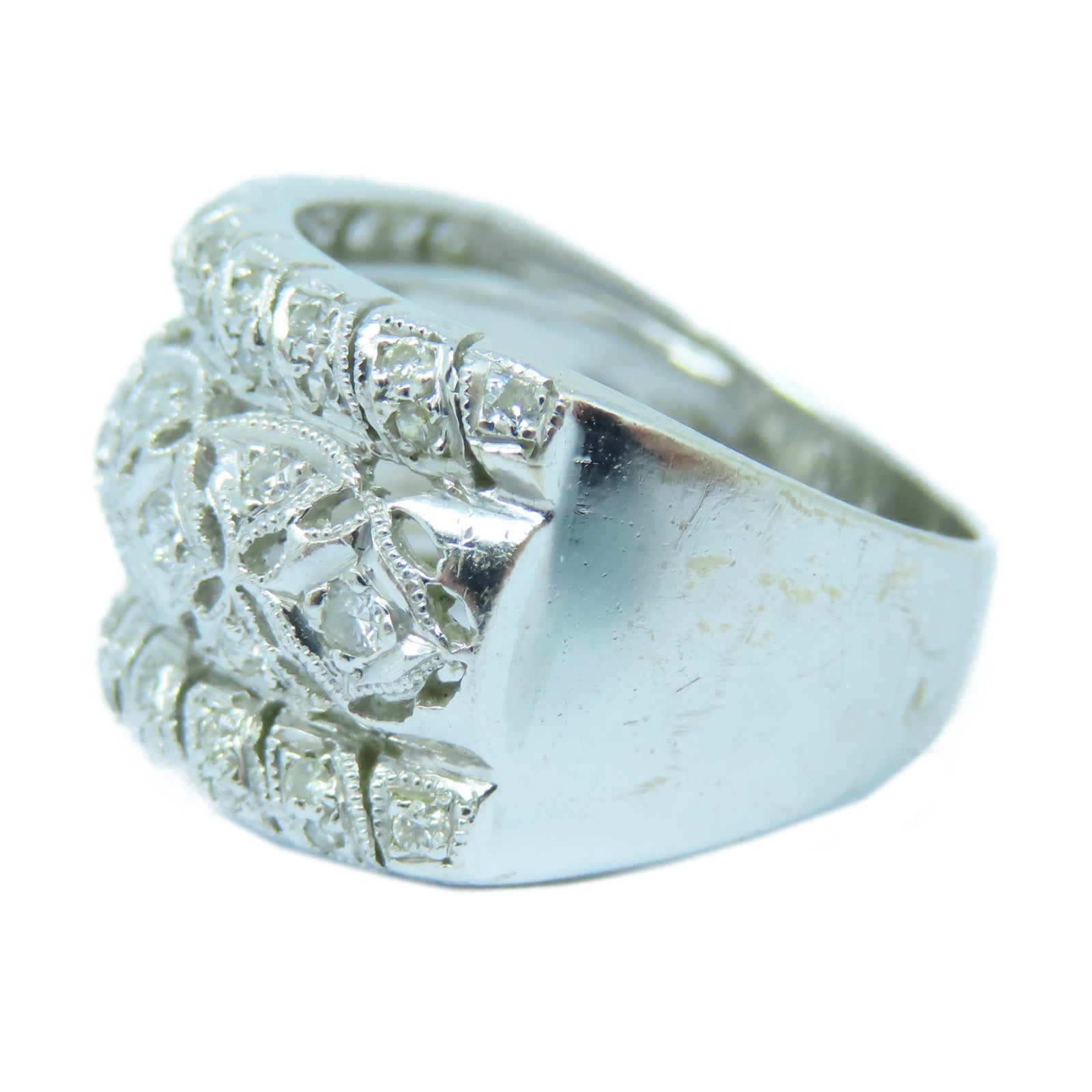 JEWELRY 【激減優惠】18K白金Diamond Ring鑽石戒指US#6