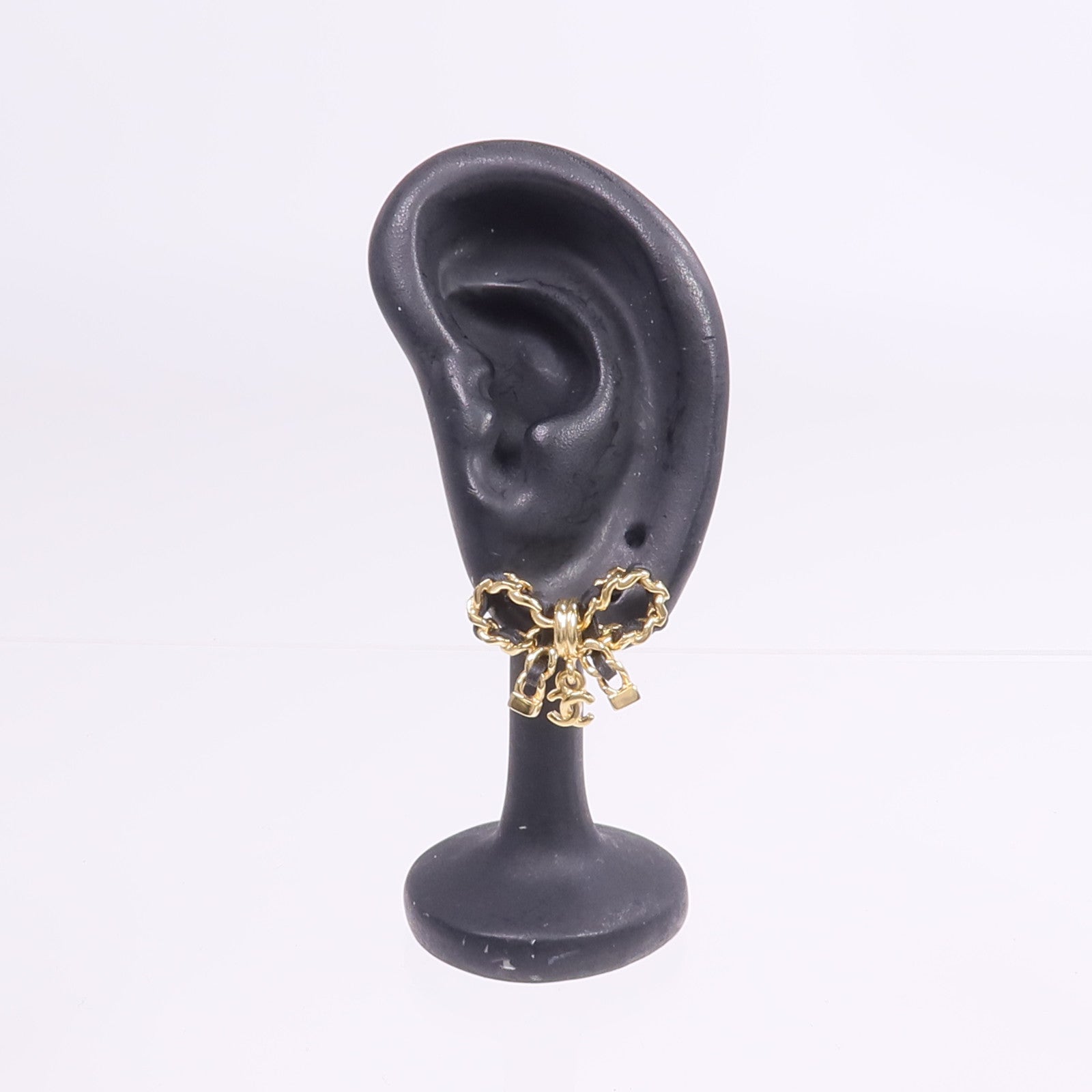 CHANEL 金屬/皮革Earrings耳環