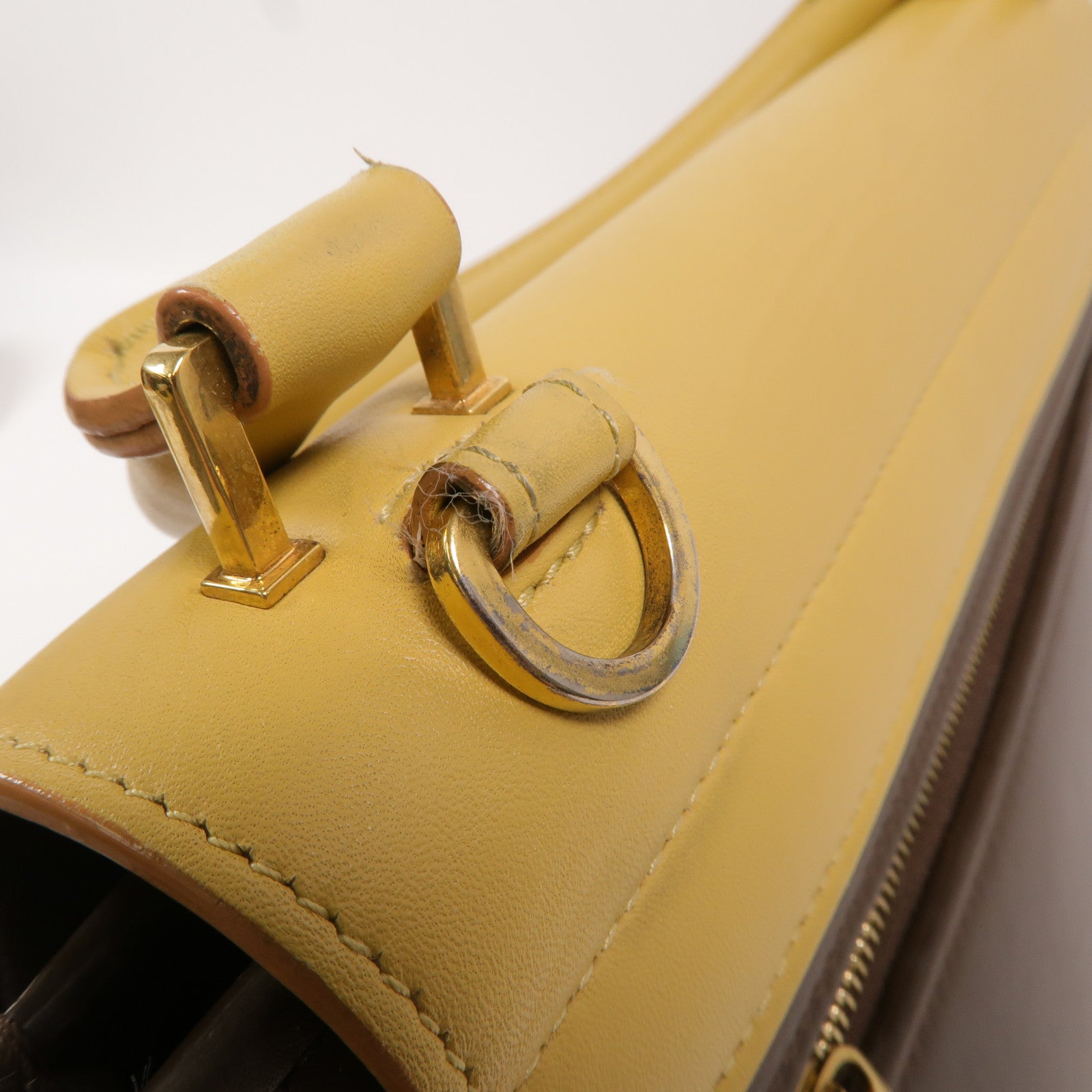 CELINE 牛皮皮革Trapeze Small手挽肩背兩用袋