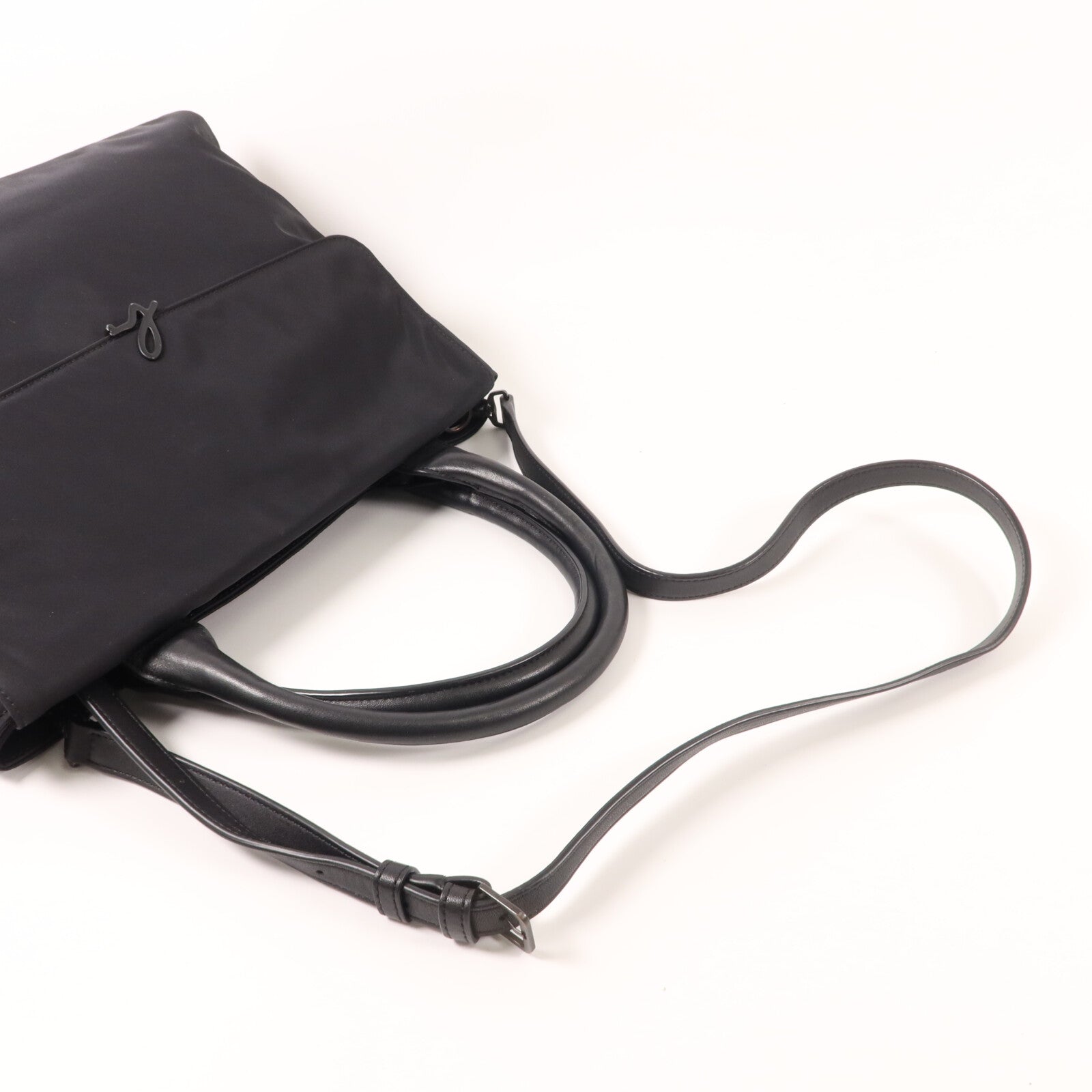 agnes b. 尼龍2 Way Shoulder Bag手挽肩背兩用袋