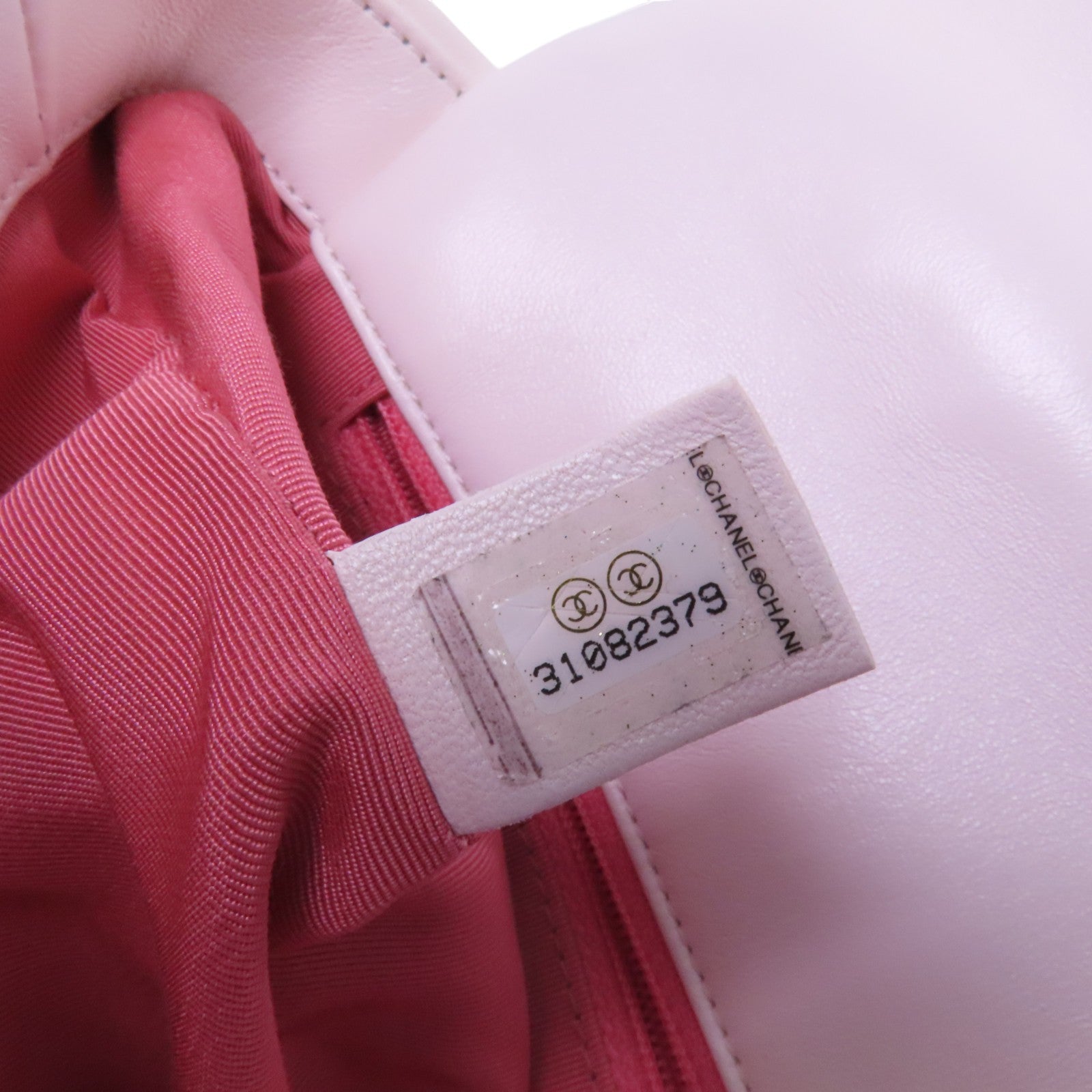 CHANEL 羊皮皮革Chanel 19 Small金扣鏈帶手挽肩背兩用袋