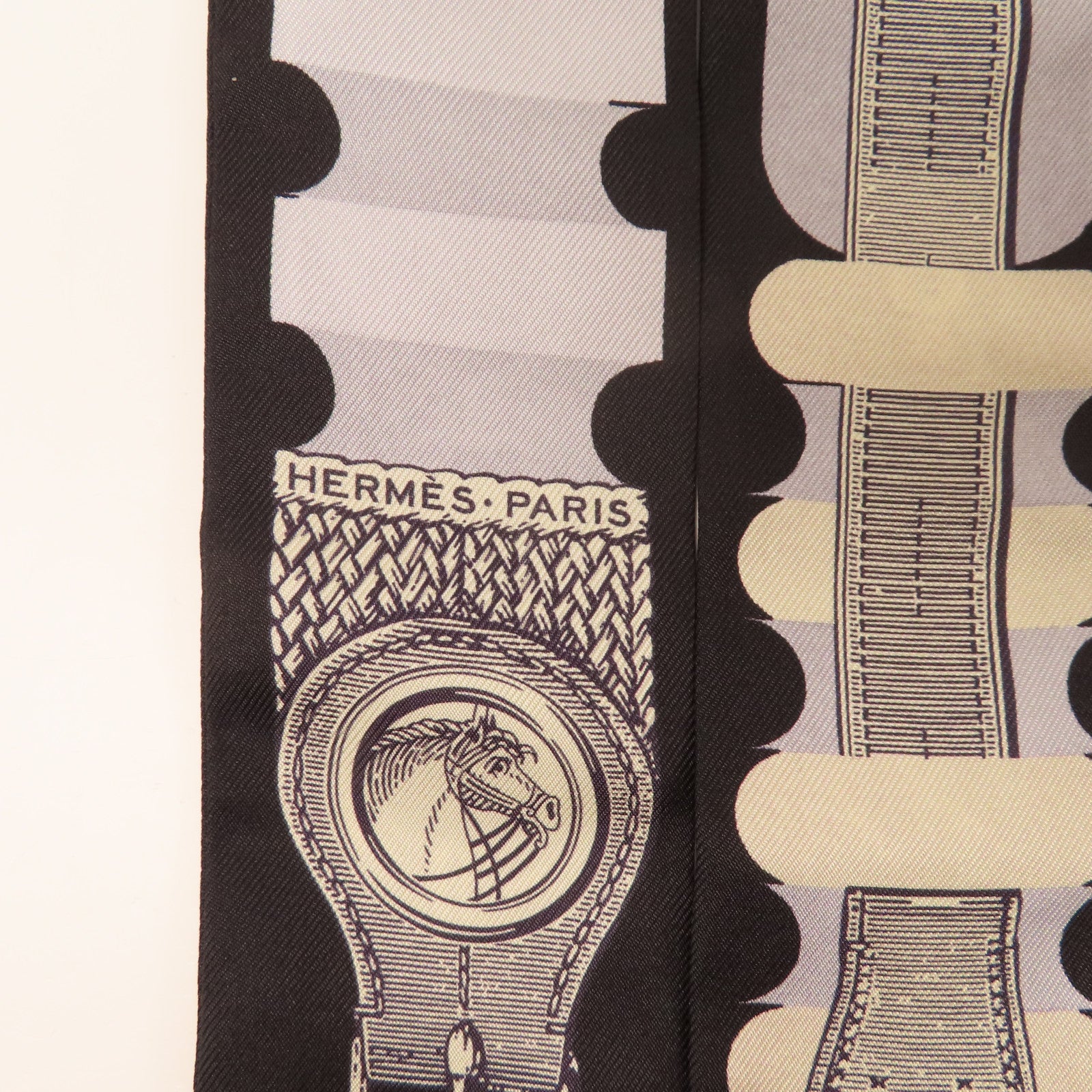 HERMES 絲質Twilly絲巾