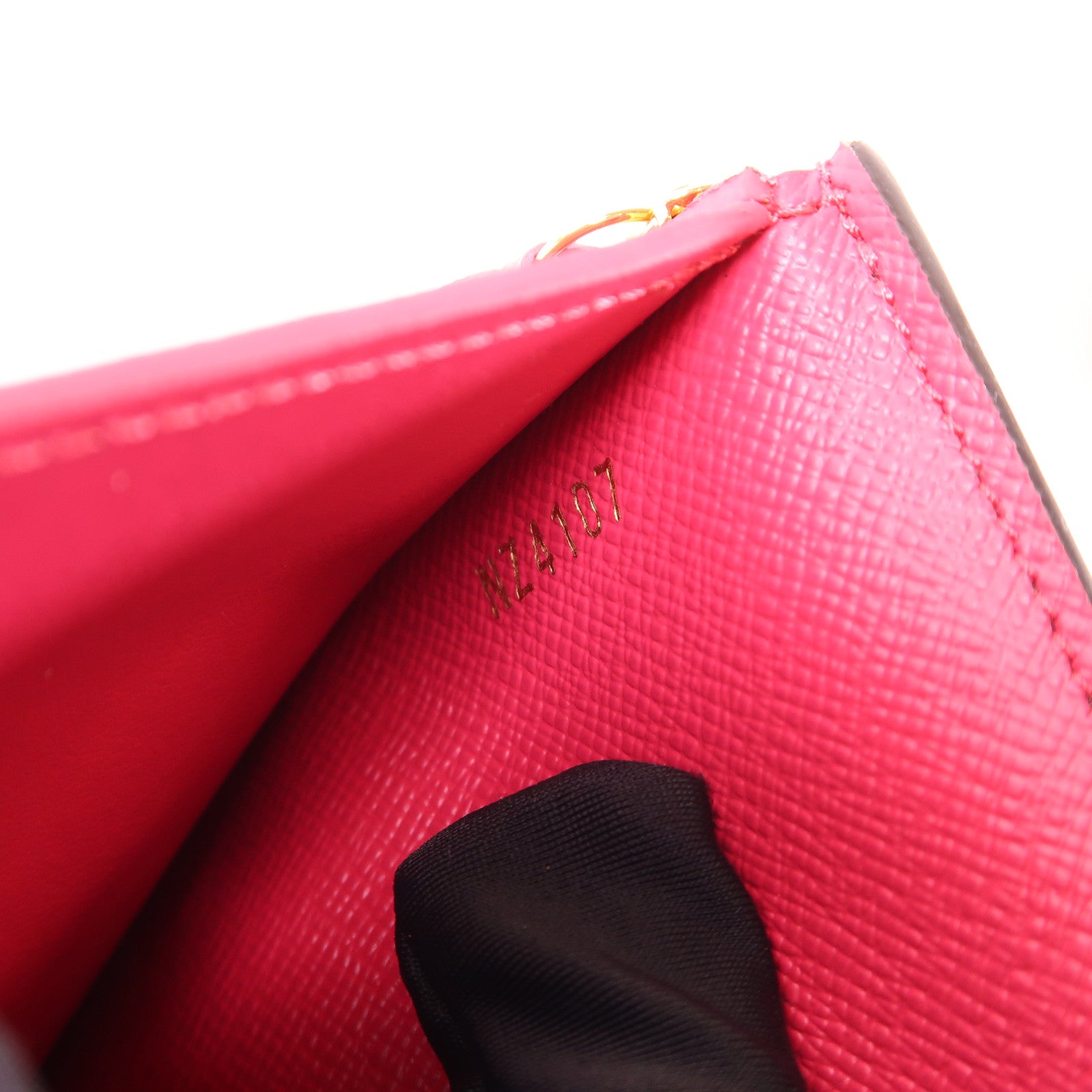 LOUIS VUITTON LV GHW Wallet N60059 Damier Azur White/Red