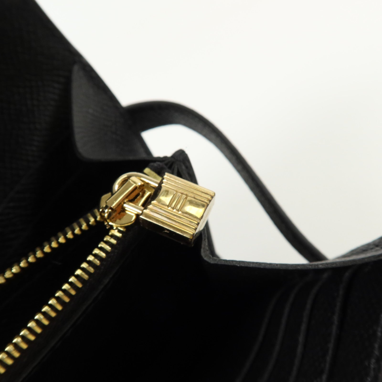 HERMES Epsom皮革Kelly Wallet金扣長錢包Noir