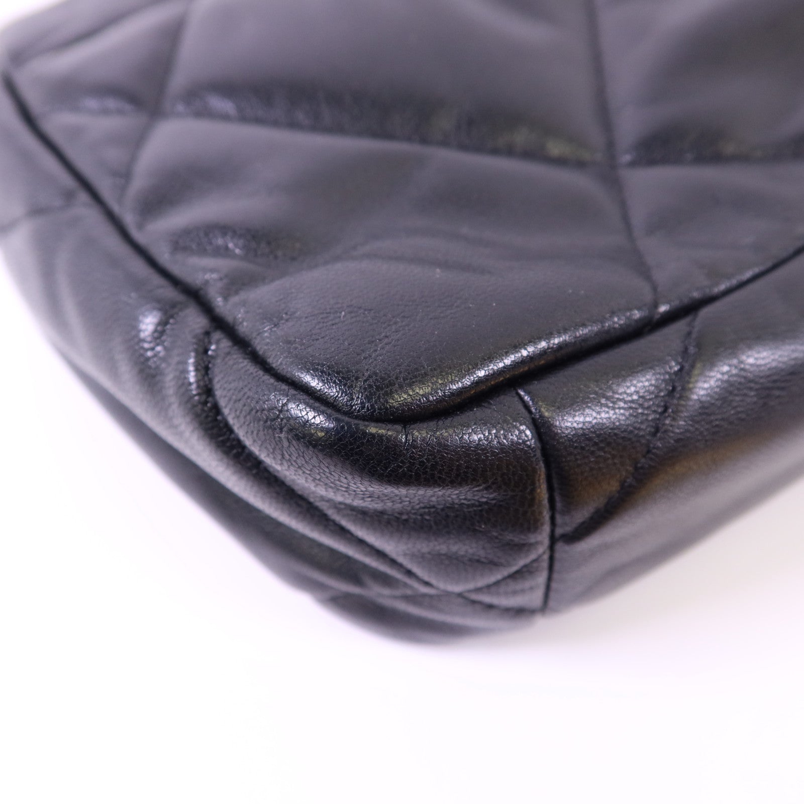 CHANEL 羊皮皮革Classic 19 Small鏈帶肩背袋