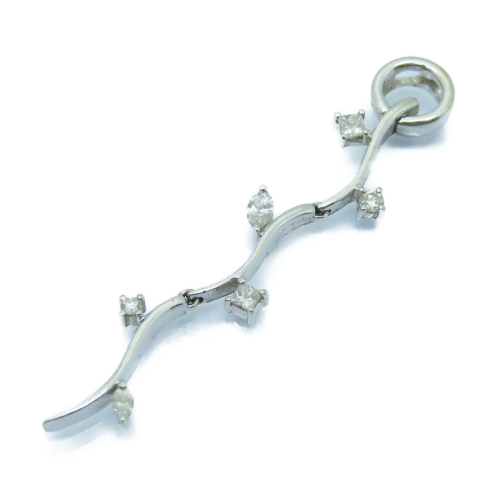 JEWELRY 【激減優惠】18K白金Diamond Pendant 鑽石吊墜