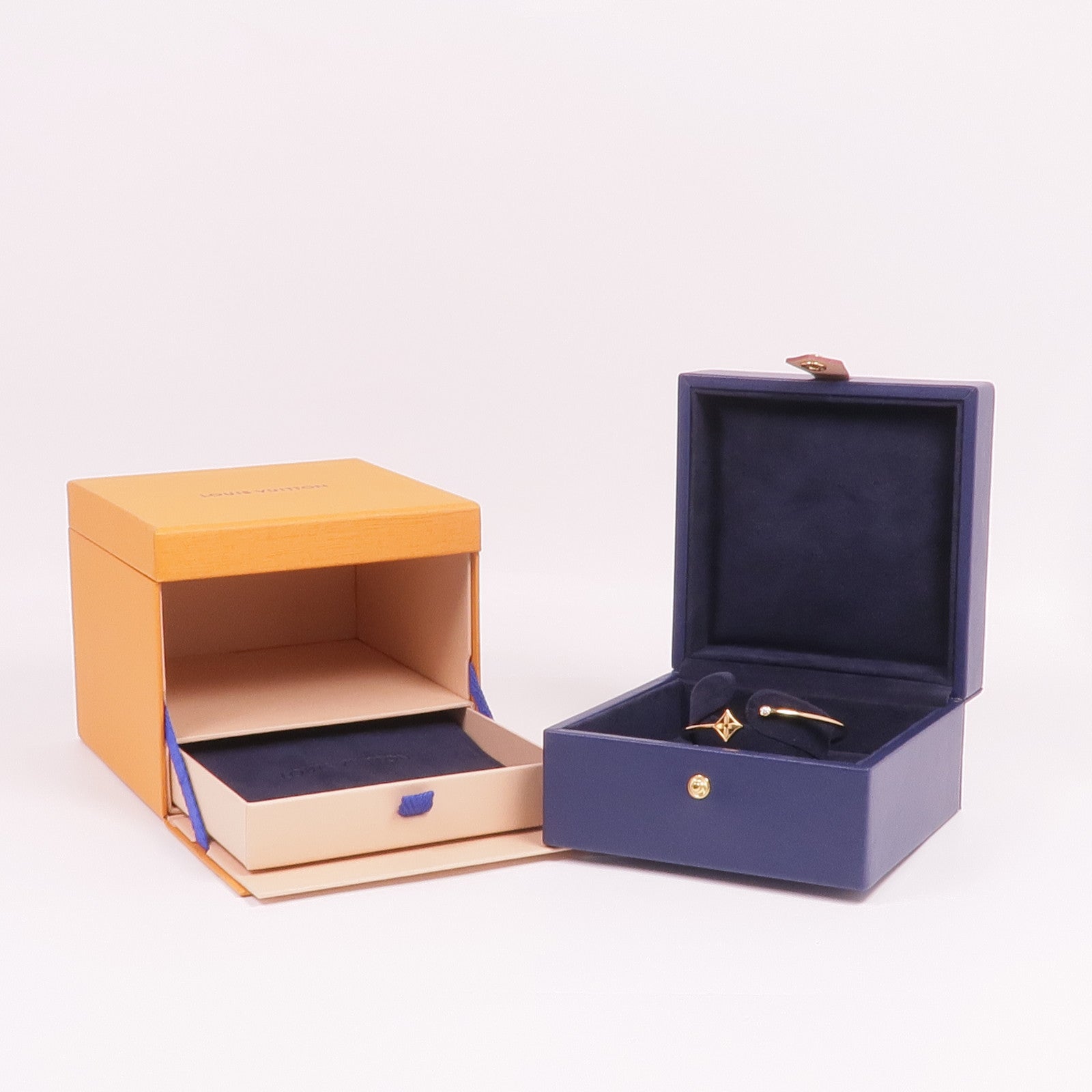 LOUIS VUITTON 18K黃金Idylle Blossom Twist Bracelet鑽石手鐲