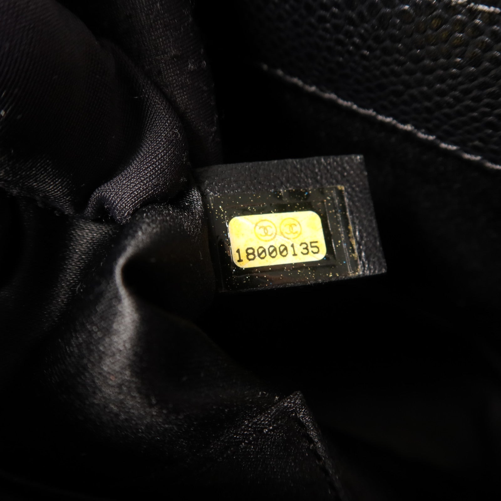 CHANEL 牛皮皮革GST Grand Shopping Tote Bag銀扣鏈帶肩背袋