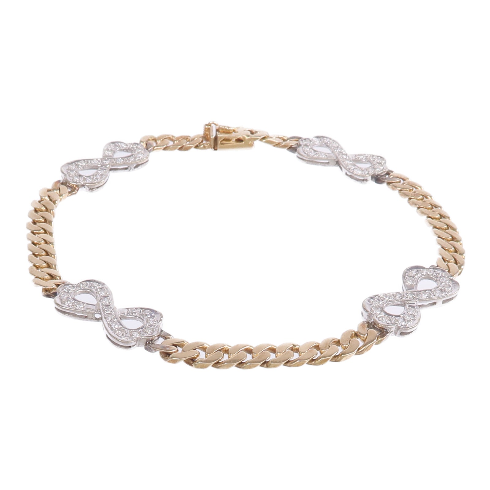 JEWELRY 【激減優惠】18K黃金/白金Diamond Bracelet鑽石手鏈