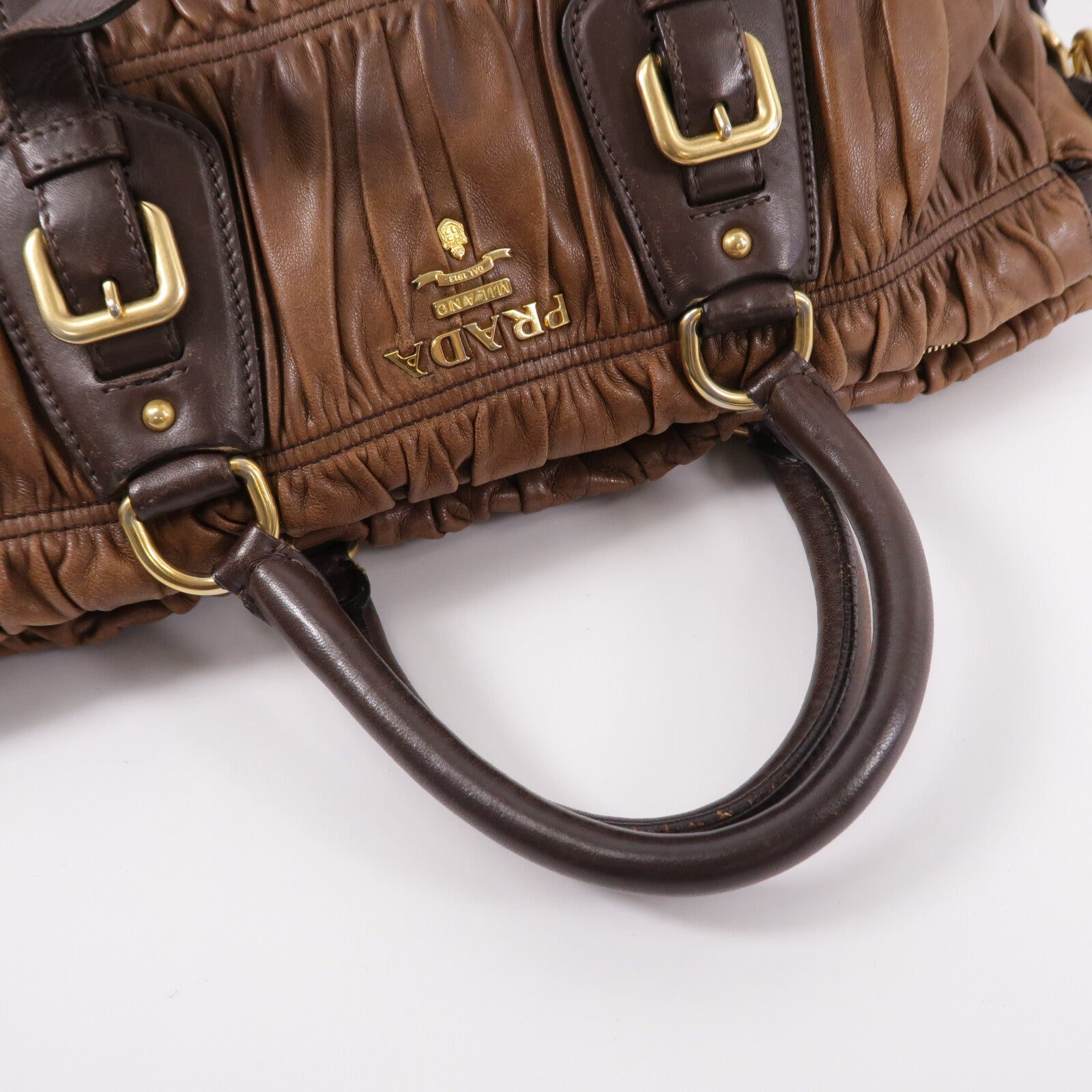 PRADA 牛皮皮革Tote Bag手挽袋