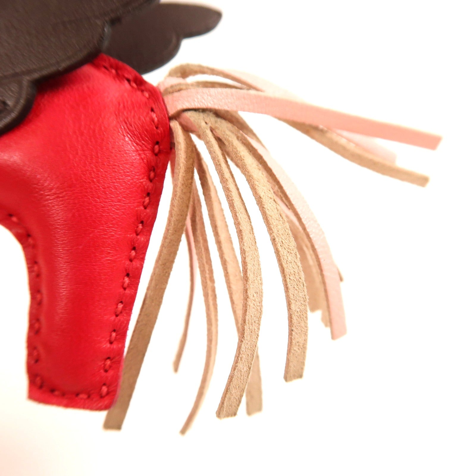 HERMES Agneau Milo皮革Rodeo Pegase PM掛飾