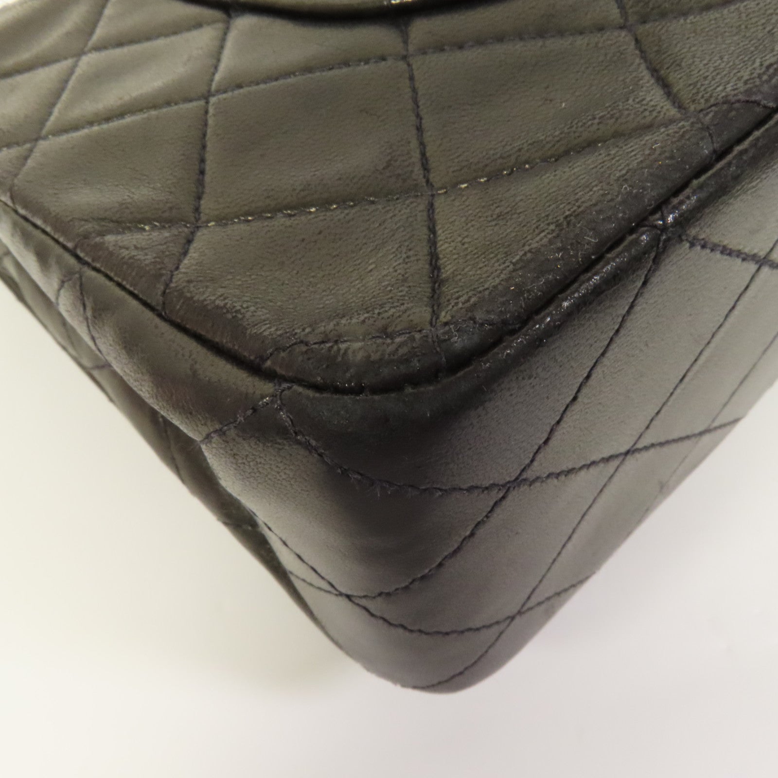 CHANEL 羊皮皮革Vintage Classic 25金扣鏈帶肩背袋