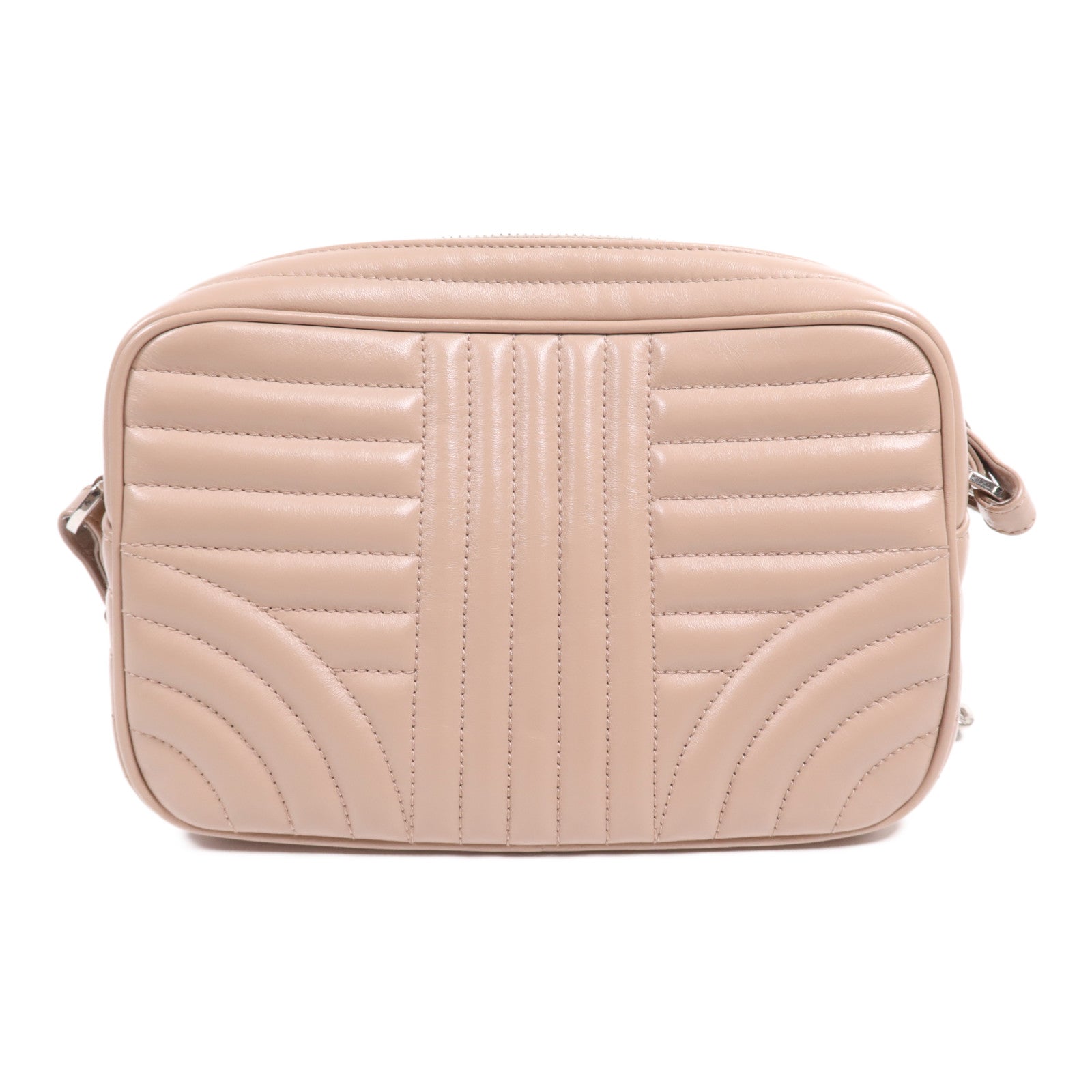 PRADA 牛皮皮革Shoulder Bag銀扣肩背袋