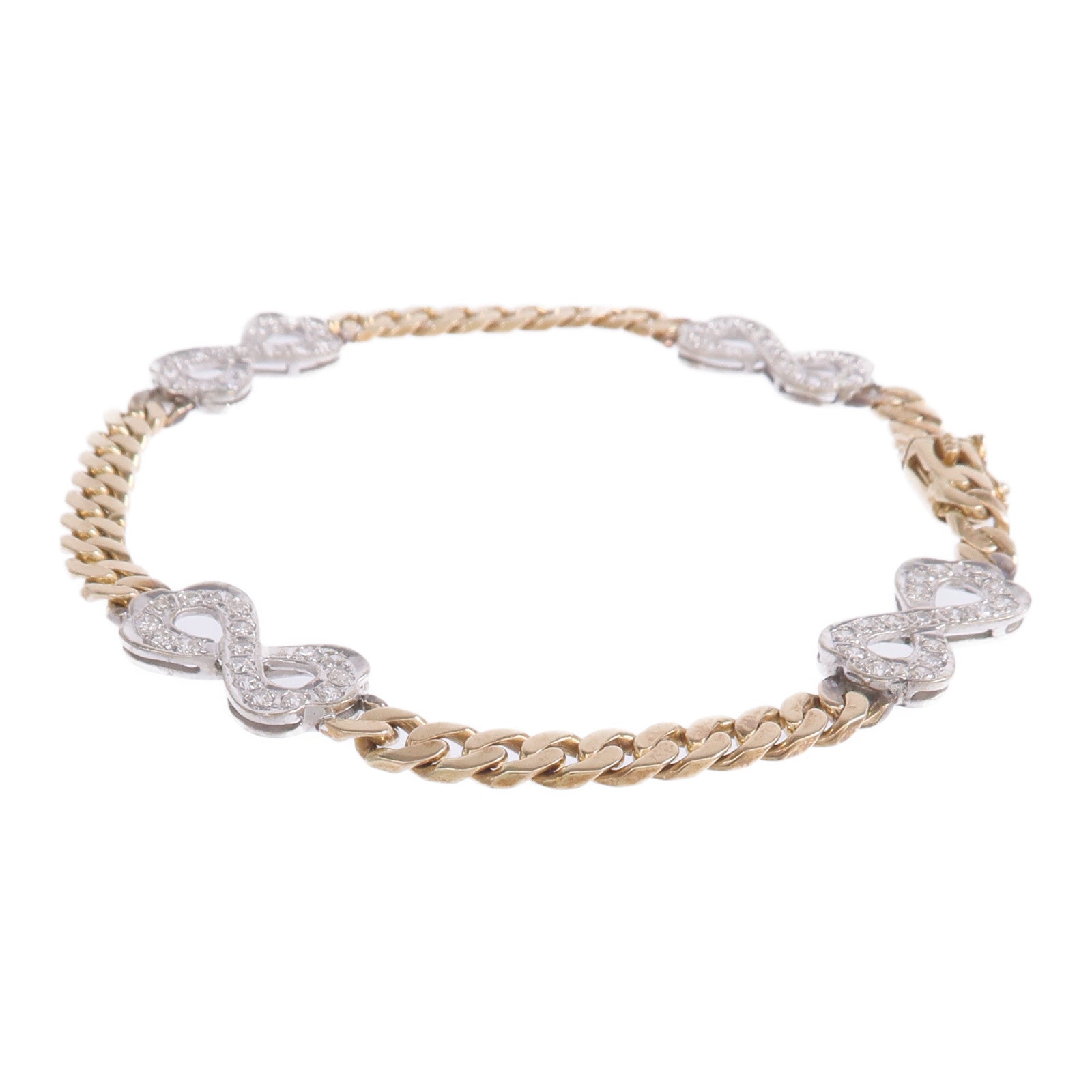 JEWELRY 【激減優惠】18K黃金/白金Diamond Bracelet鑽石手鏈