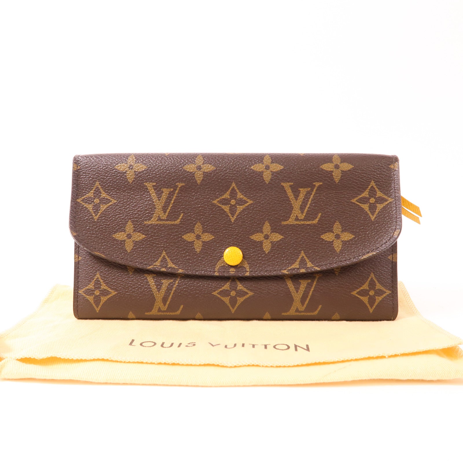 LOUIS VUITTON Monogram Emilie Long Wallet金扣長錢包