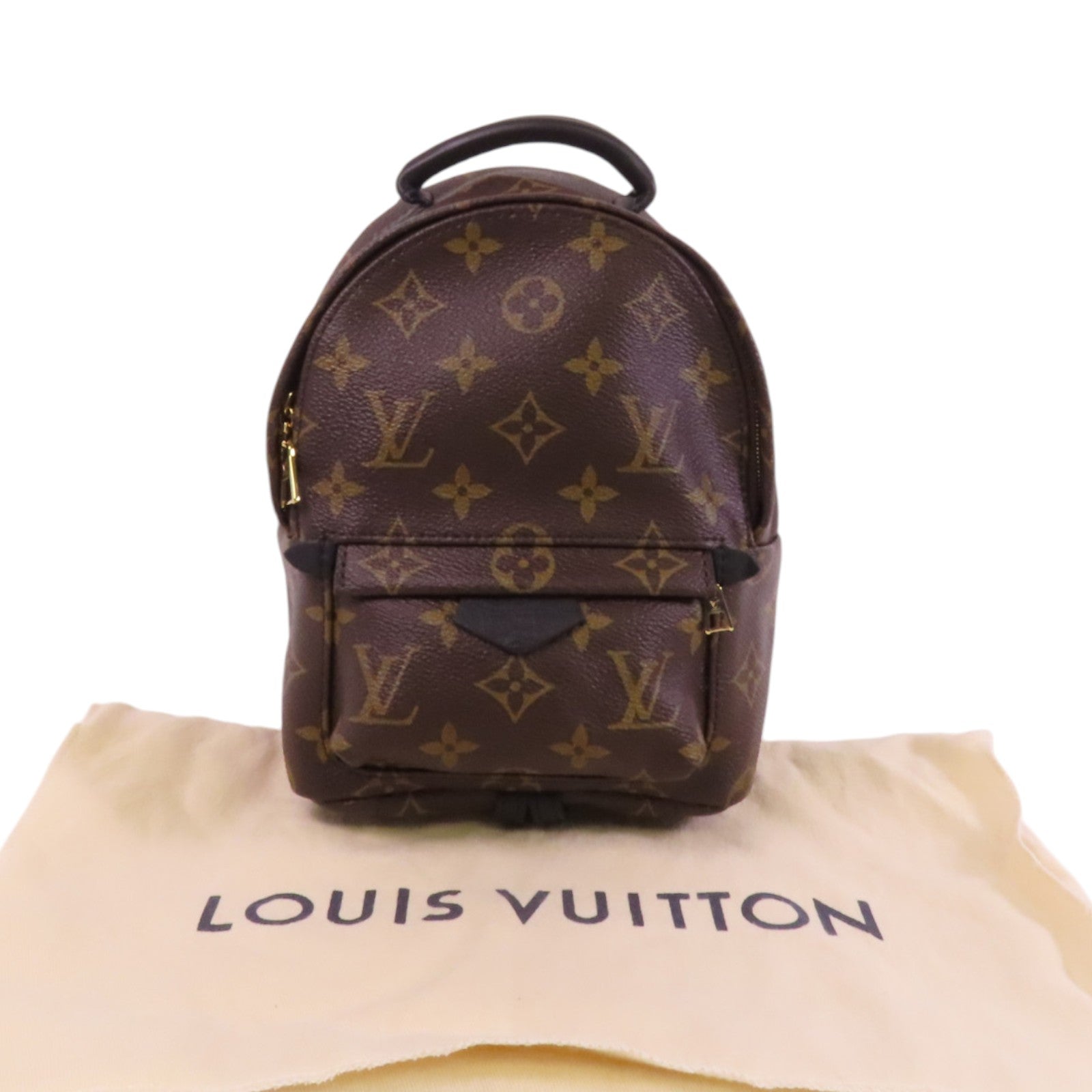 LOUIS VUITTON 【激減優惠】Monogram Palm Springs Mini金扣背包肩背兩用袋