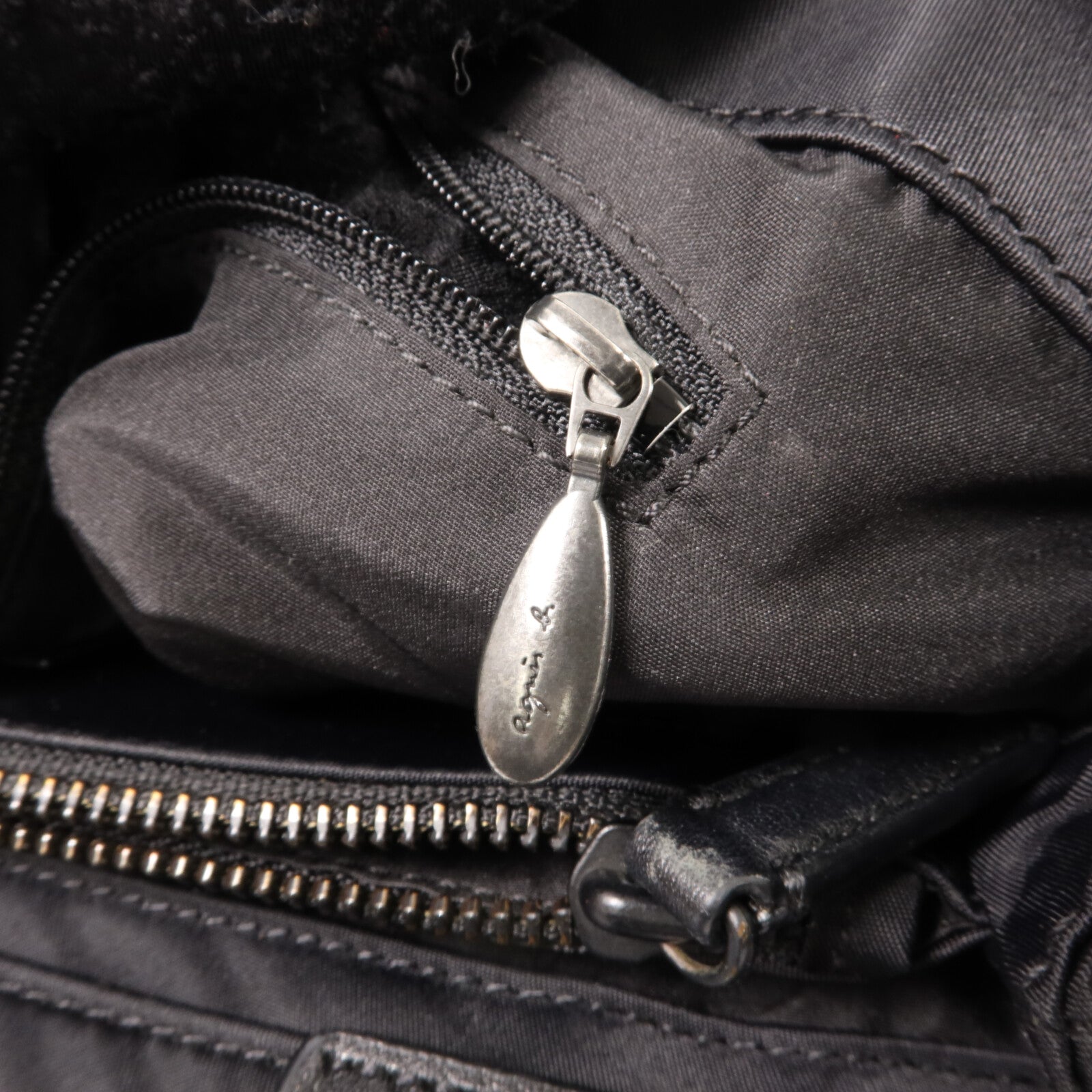 agnes b. 尼龍2 Way Shoulder Bag手挽肩背兩用袋