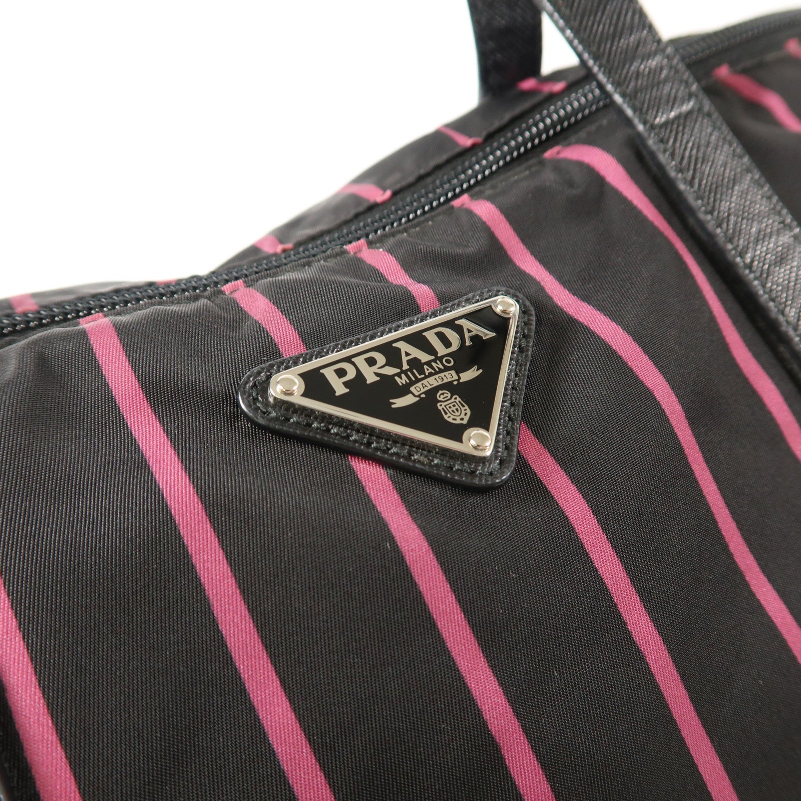PRADA 尼龍2 Way Shoulder銀扣手挽肩背兩用袋