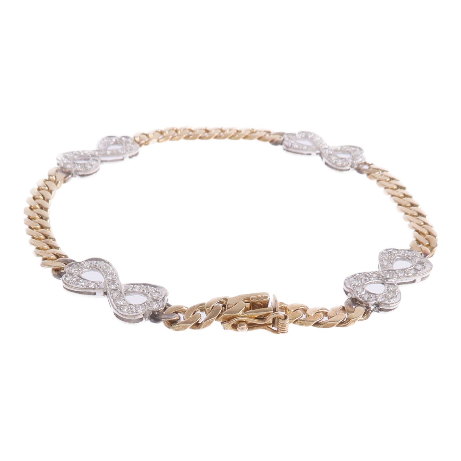 JEWELRY 【激減優惠】18K黃金/白金Diamond Bracelet鑽石手鏈