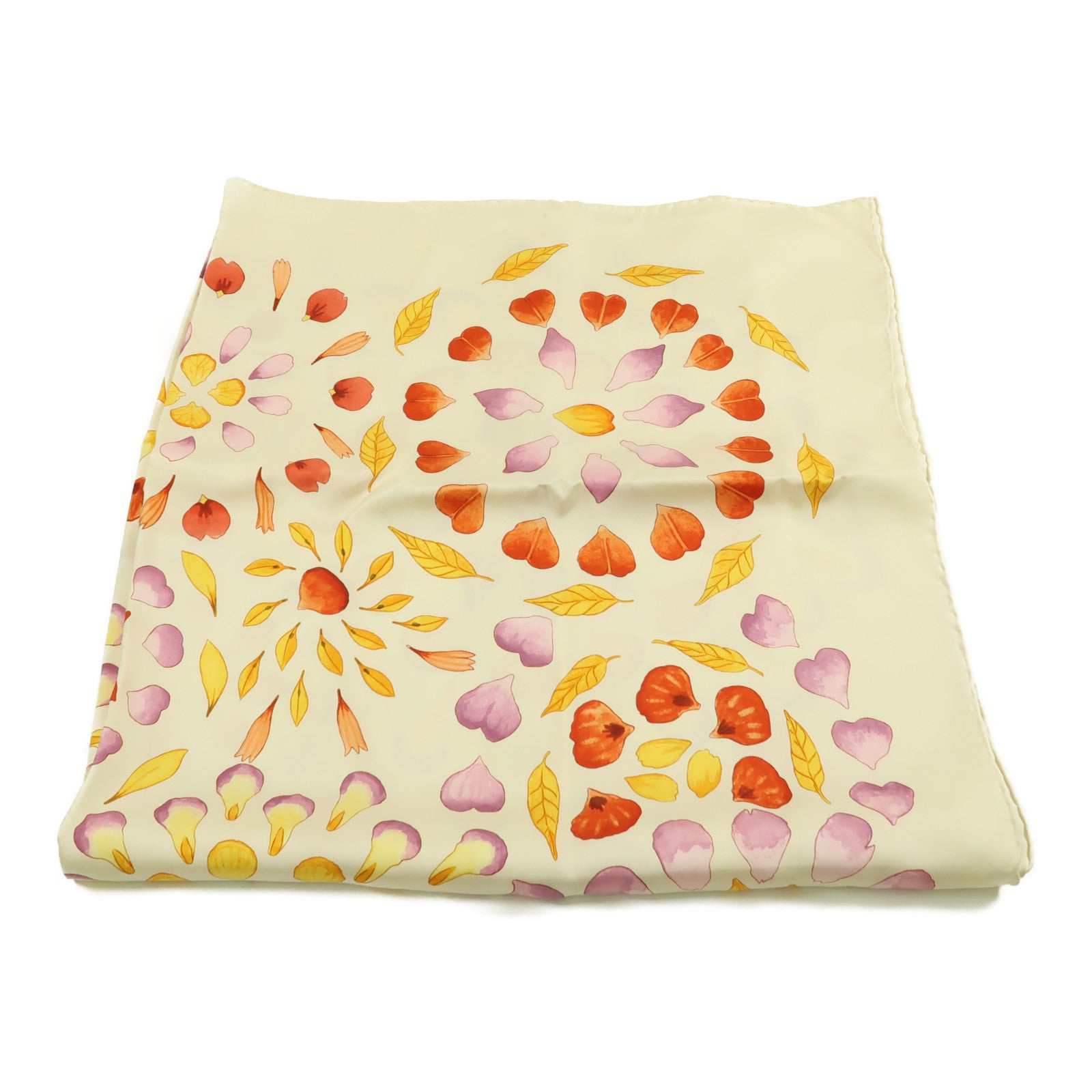 Salvatore Ferragamo 絲質Scarf絲巾米色/彩色