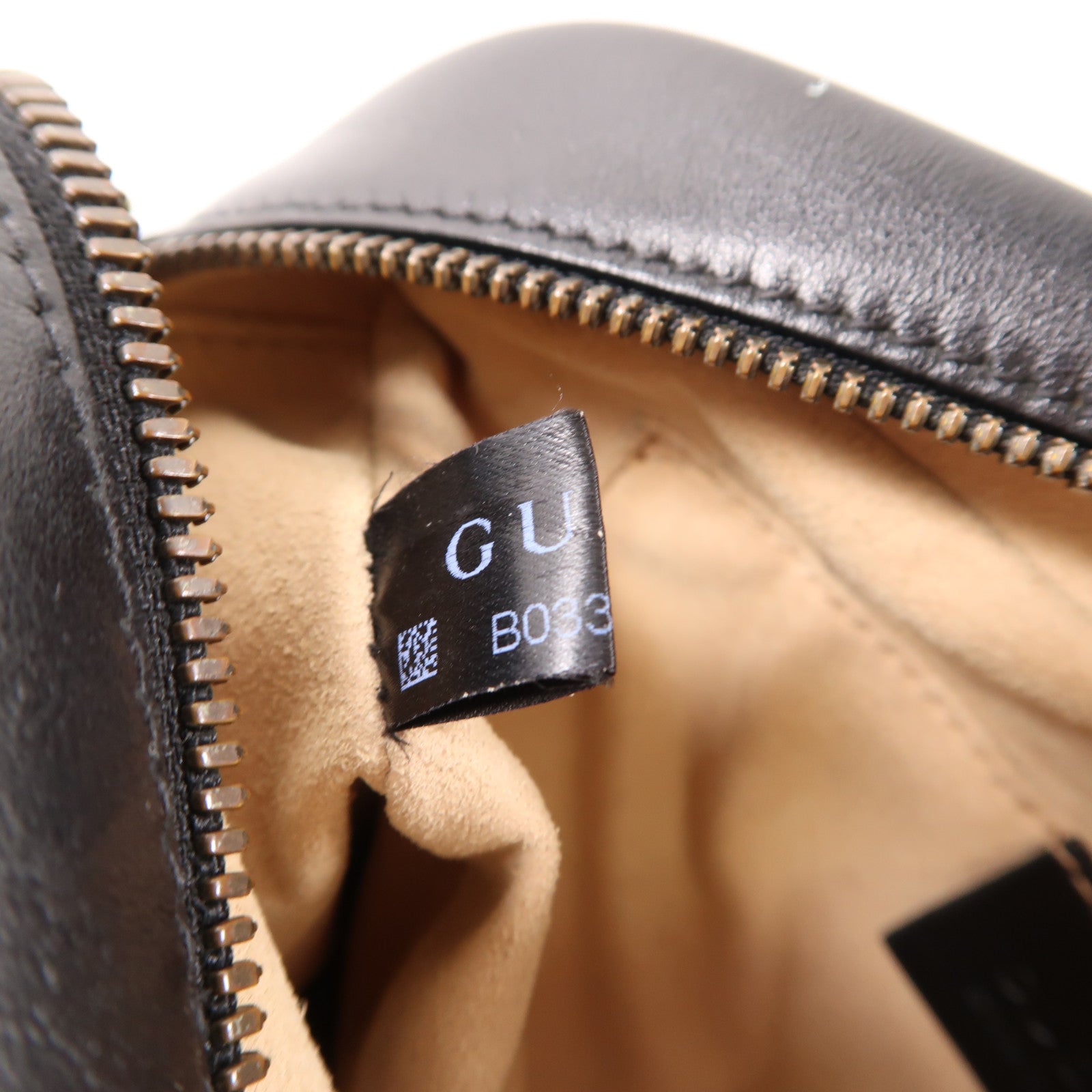 GUCCI 牛皮皮革GG Marmont金扣肩背袋黑色