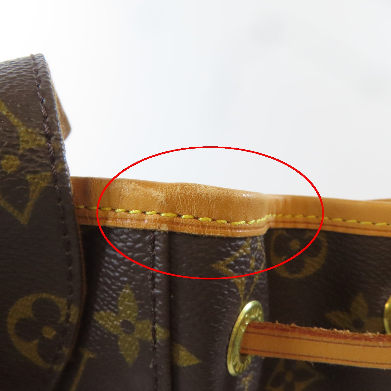LOUIS VUITTON Monogram Montsouris GM金扣背包啡色