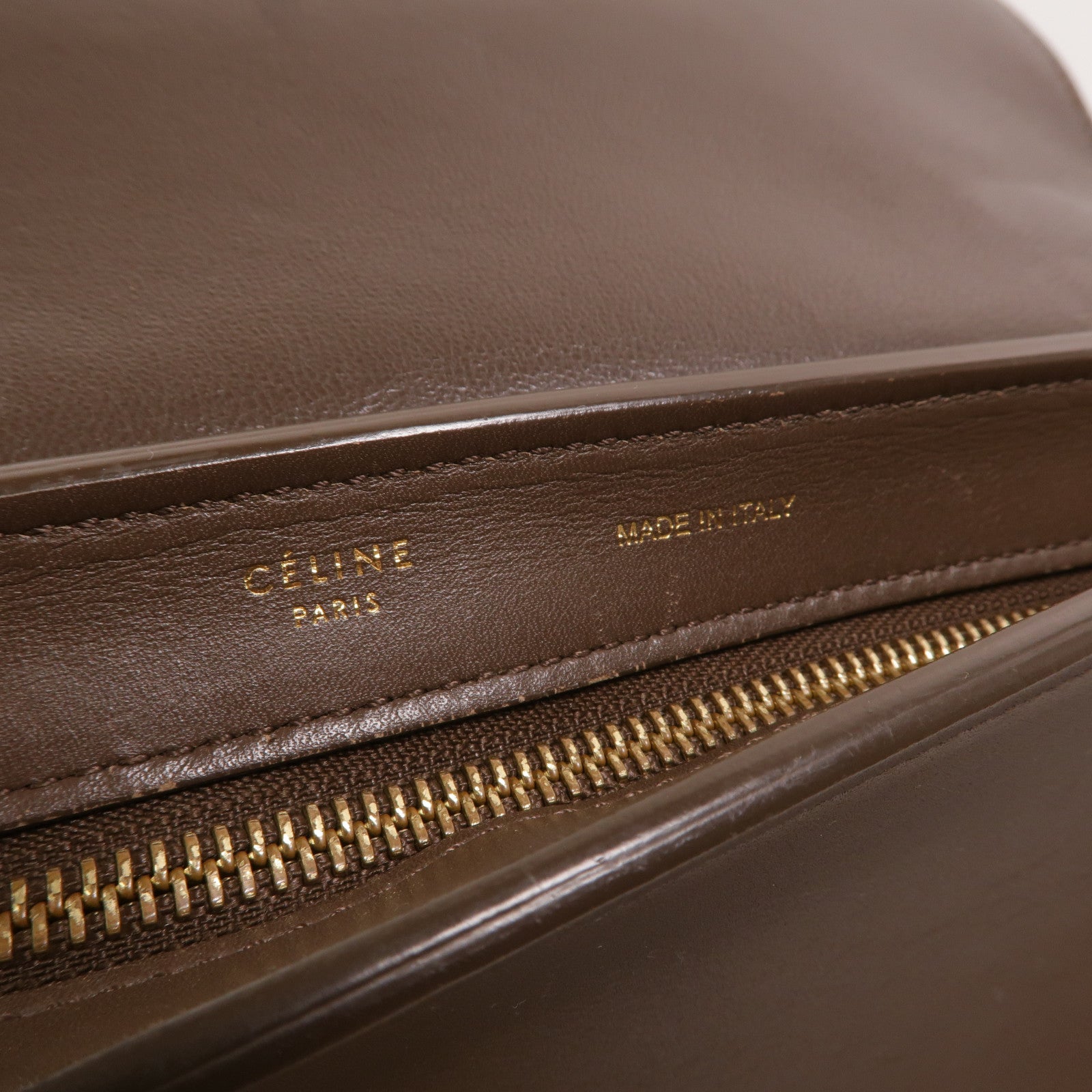 CELINE 牛皮皮革Trapeze Small手挽肩背兩用袋