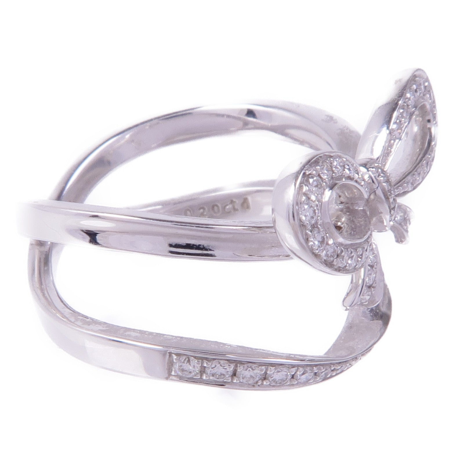 JEWELRY 18K白金Diamond Ring鑽石戒指US#5