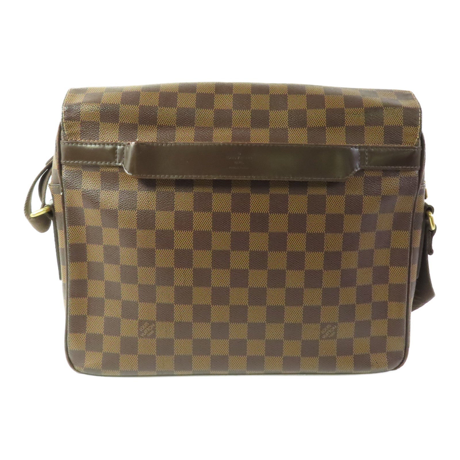 LOUIS VUITTON Damier Shelton MM金扣肩背袋